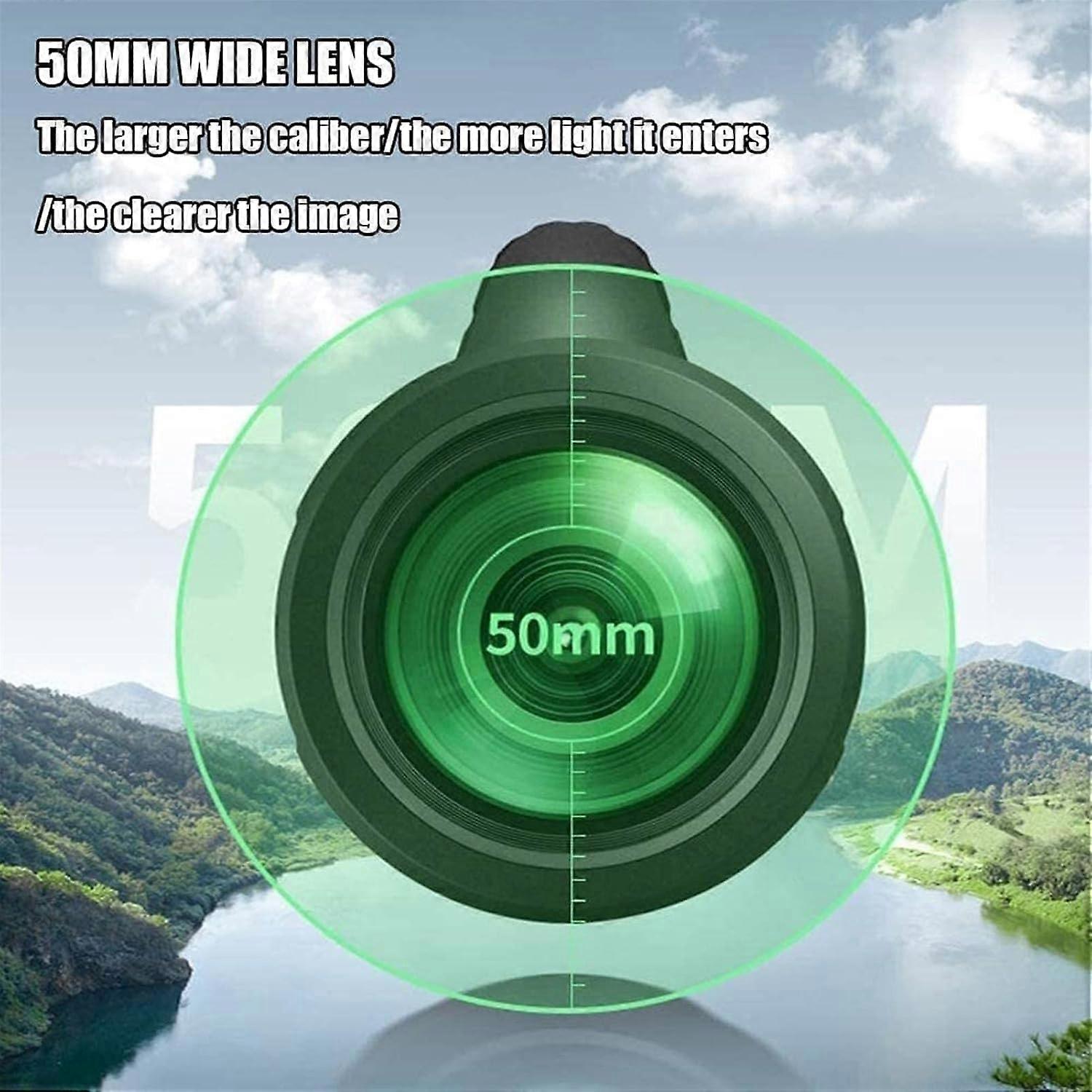 40×60 High Power HD Monocular Telescope with Smartphone Holder for Bird Watching, Outdoor Use, Lightweight Design