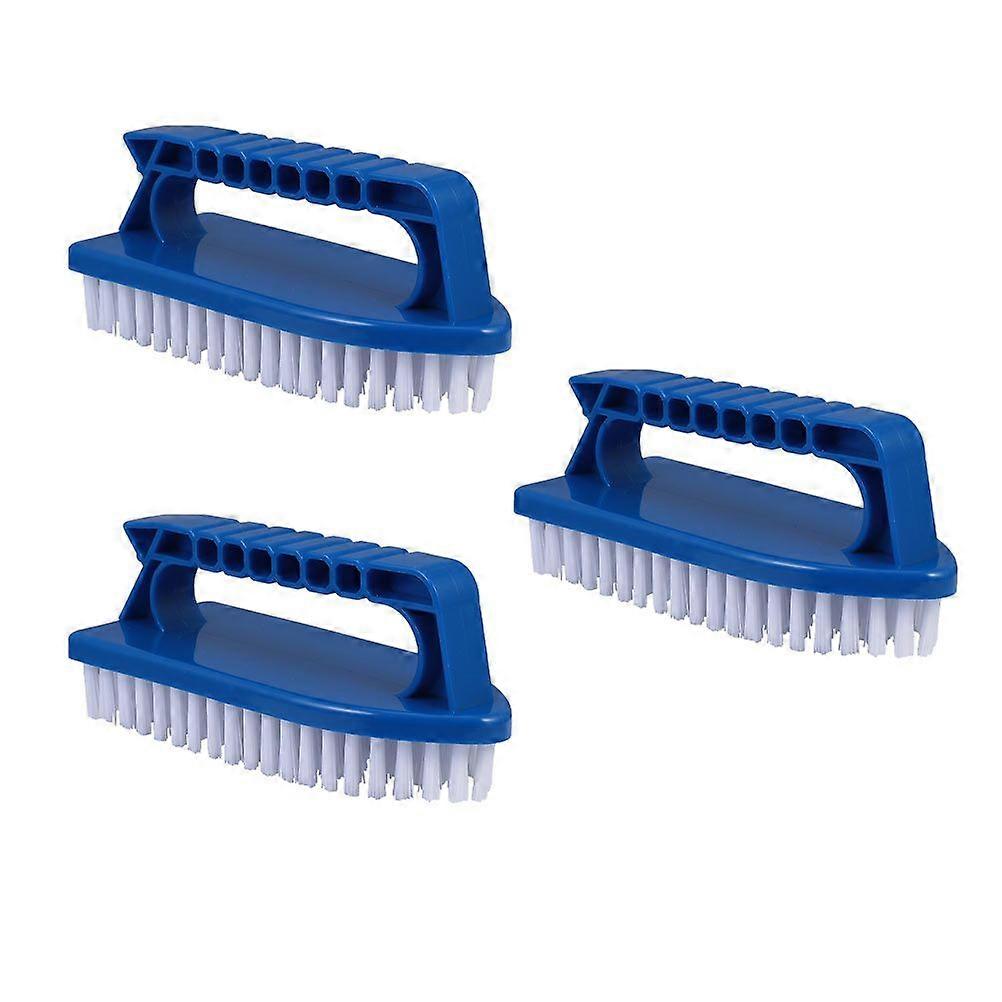 3pcs Pool Scrub Brush Handheld Brush Cleaning Tool Wall Floor Pool Brush