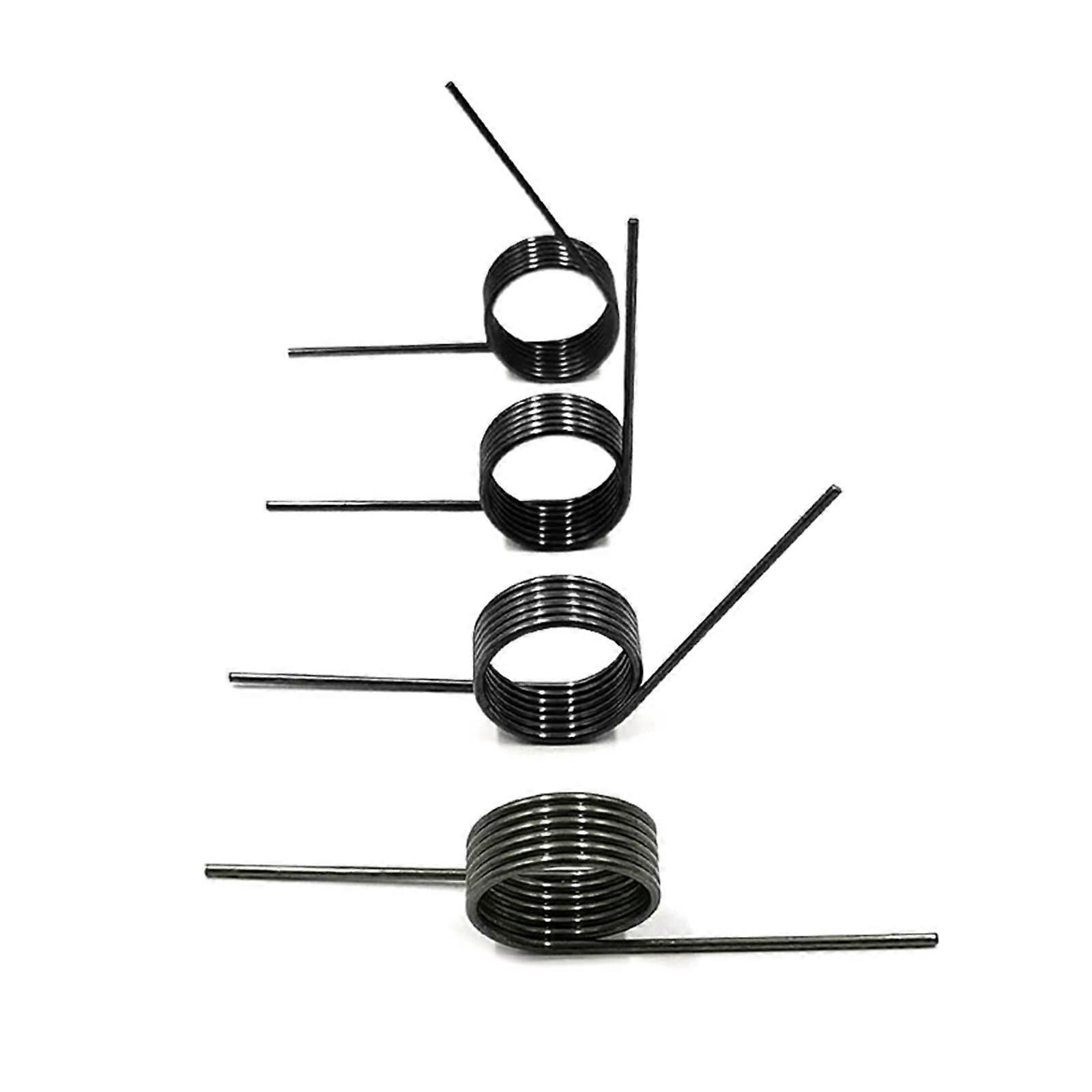V Spring Torsion Spring, 10 Pieces, V-Shaped Wire 1.2mm, Size 1.2x12mm, 3 Turns, Angles 180/120/90/60 Degrees