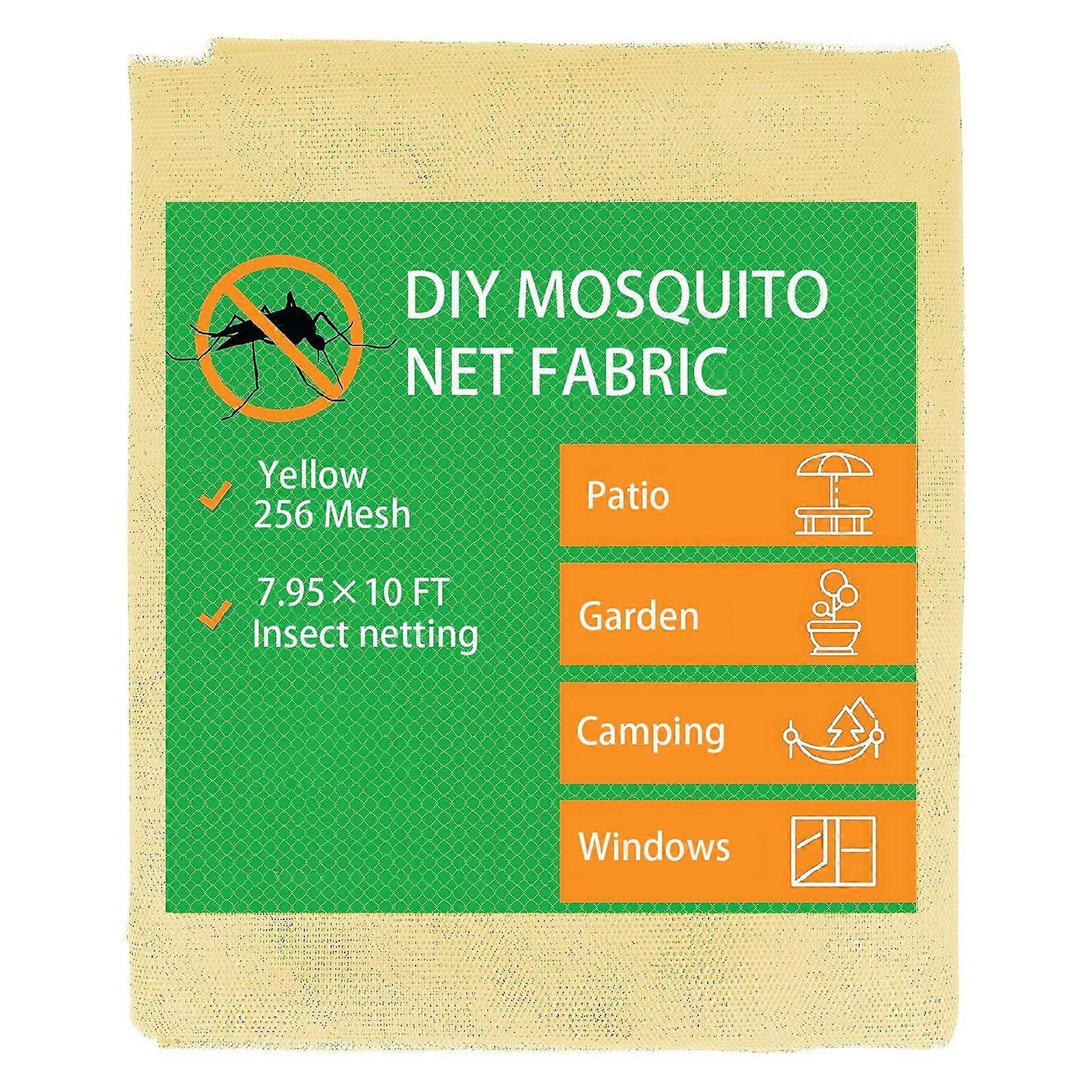 2.42x3.05m Insect Controls Insect Proof Netting for Safe and Healthy Plant Growth Yellow