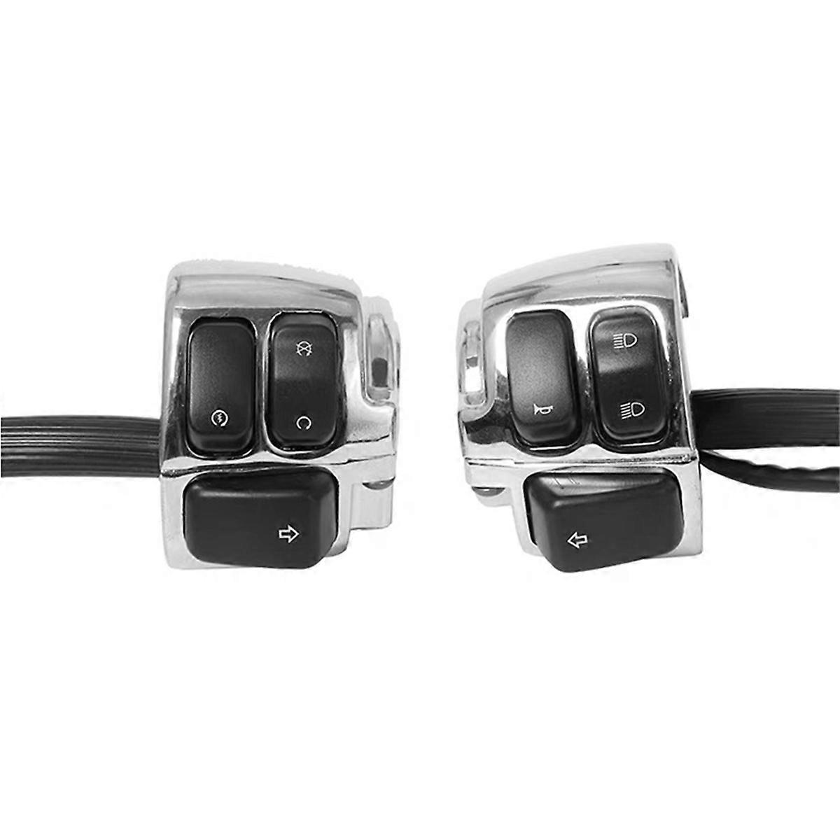 Motorcycle 25MM Handlebar Switch Cruise Headlight Control Switch for Softail Dyna XL 883 B