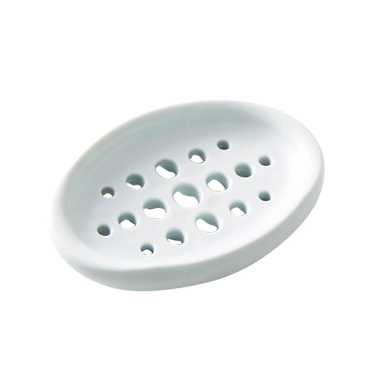 Bathroom Soap Dish box Holder Self Draining Green