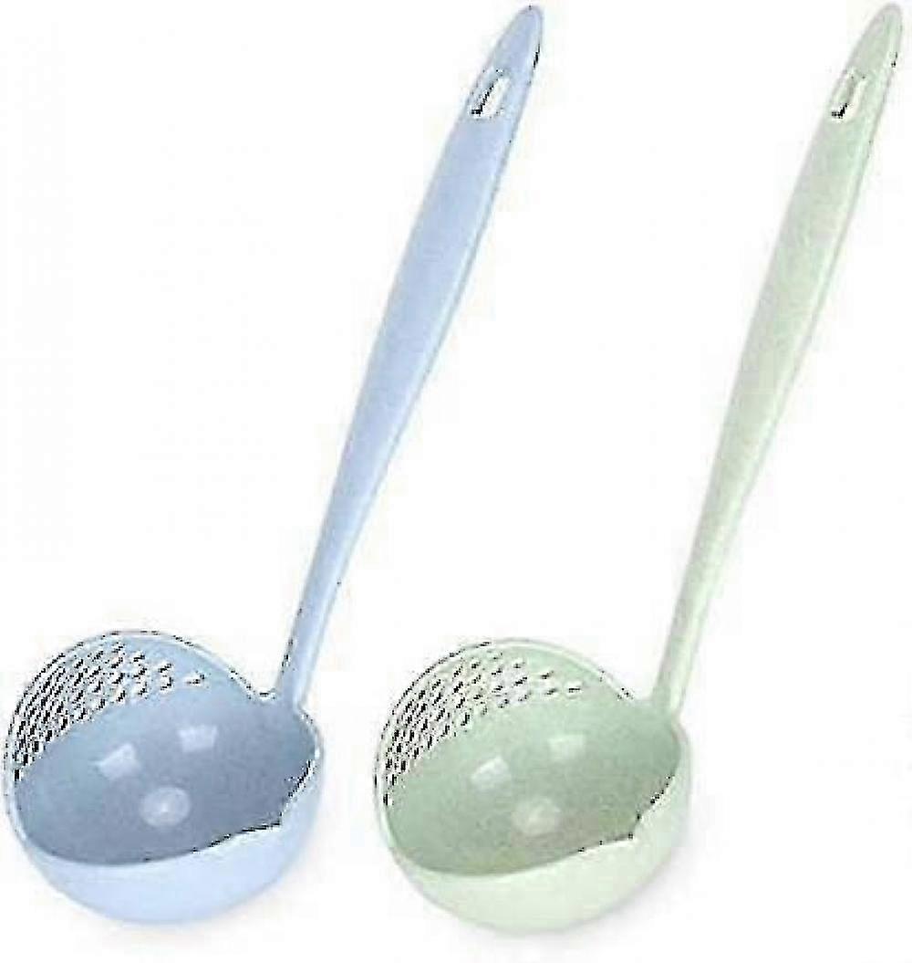 Multifunktionales Küchenutensilien-Set bestehend aus Verbrühungsschutz, Filterlöffel, Langstielsieb und Suppenauflaufkelle