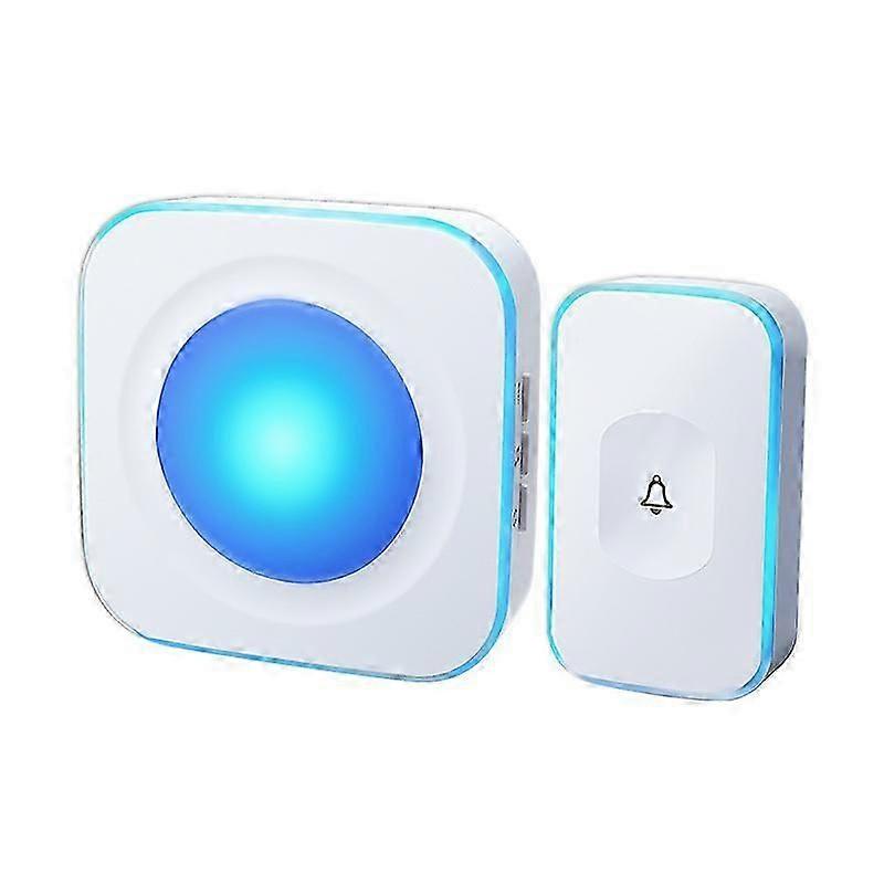 Wireless doorbell for hearing impaired people