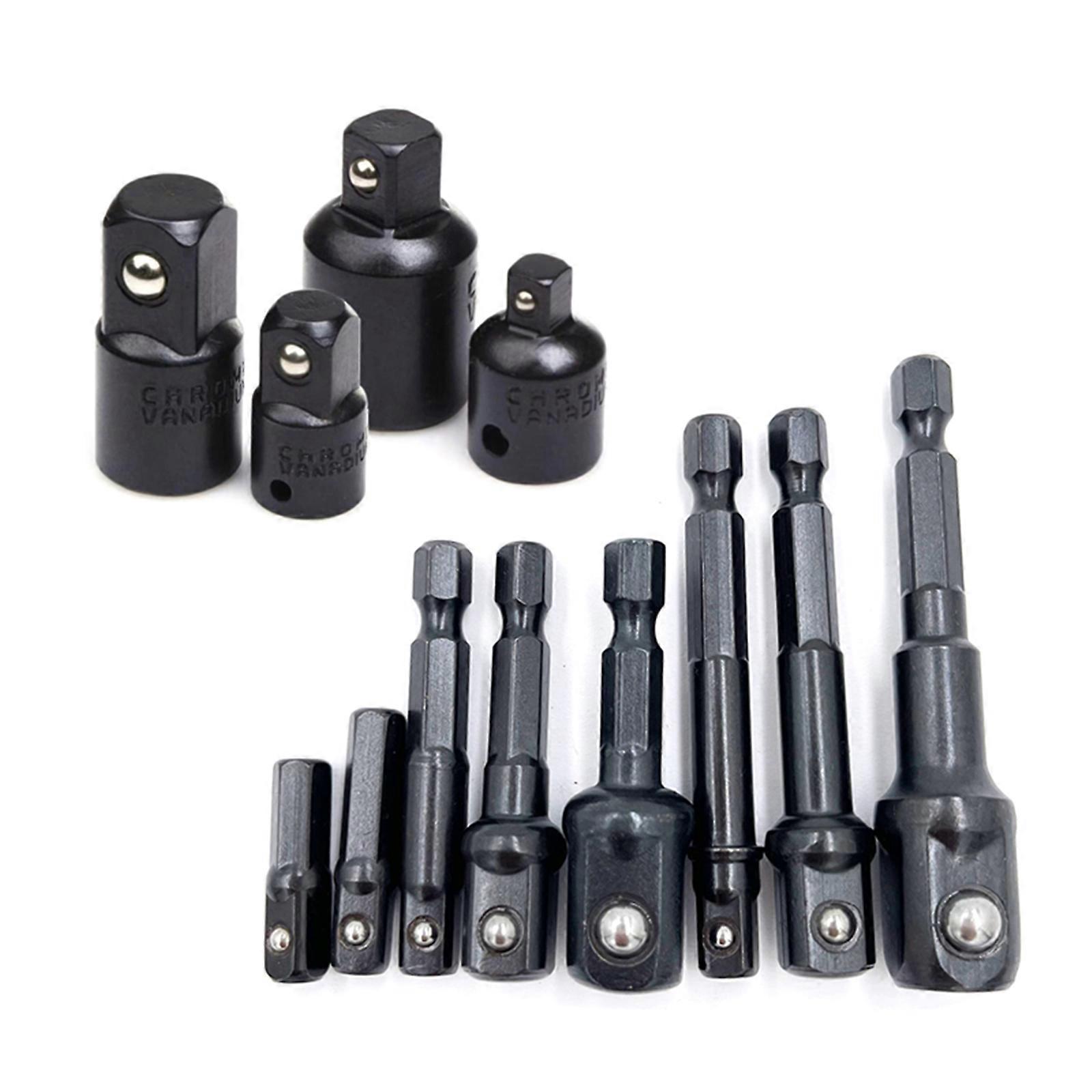 Multi Functional Impact Socket Adapter and Reducers Extension Socket Adapter Conversions Kit Quick and User Friendly