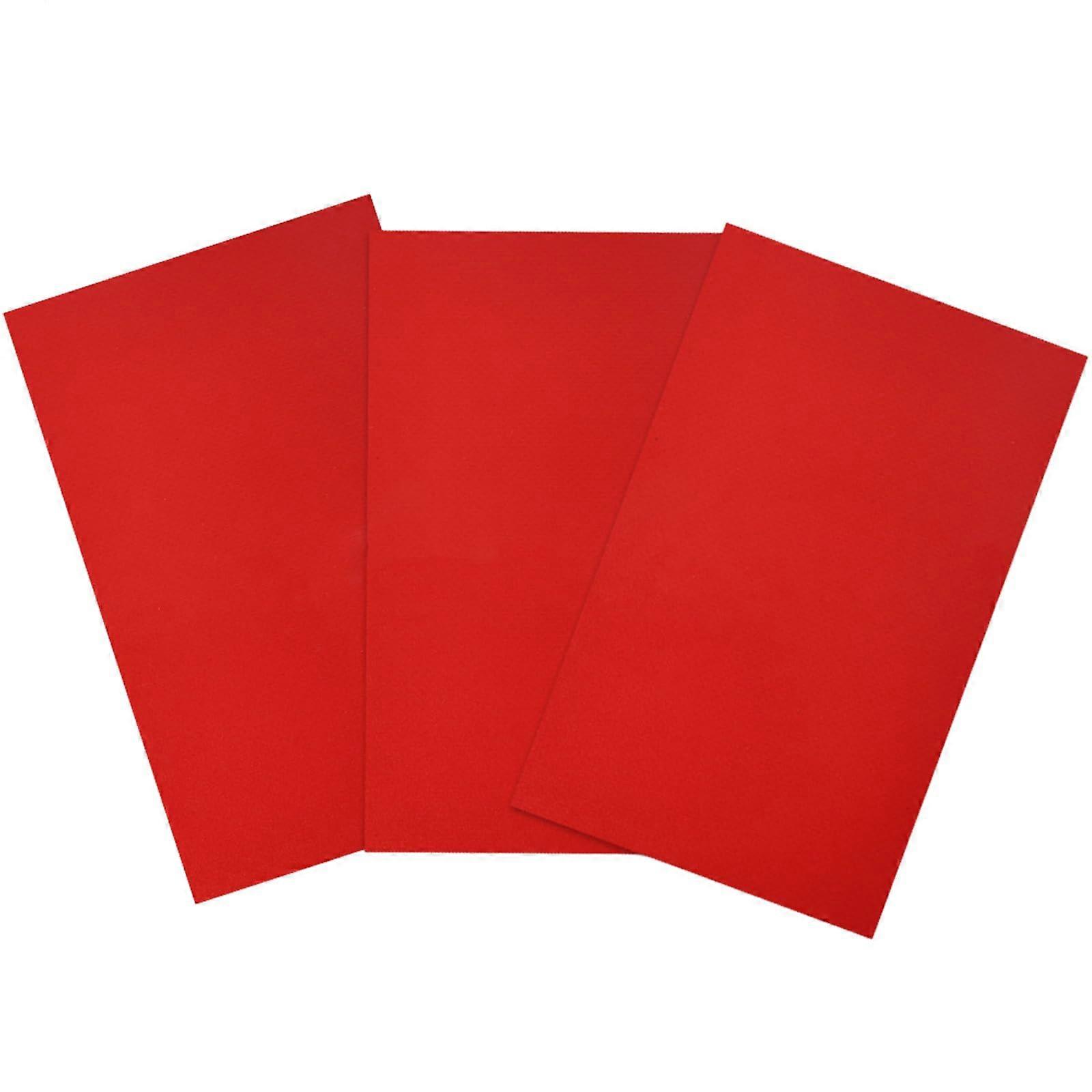 Repair patches for canoe, kayak, for inflatable rafts, boats, inflatable kayak, PVC, 3 pieces red