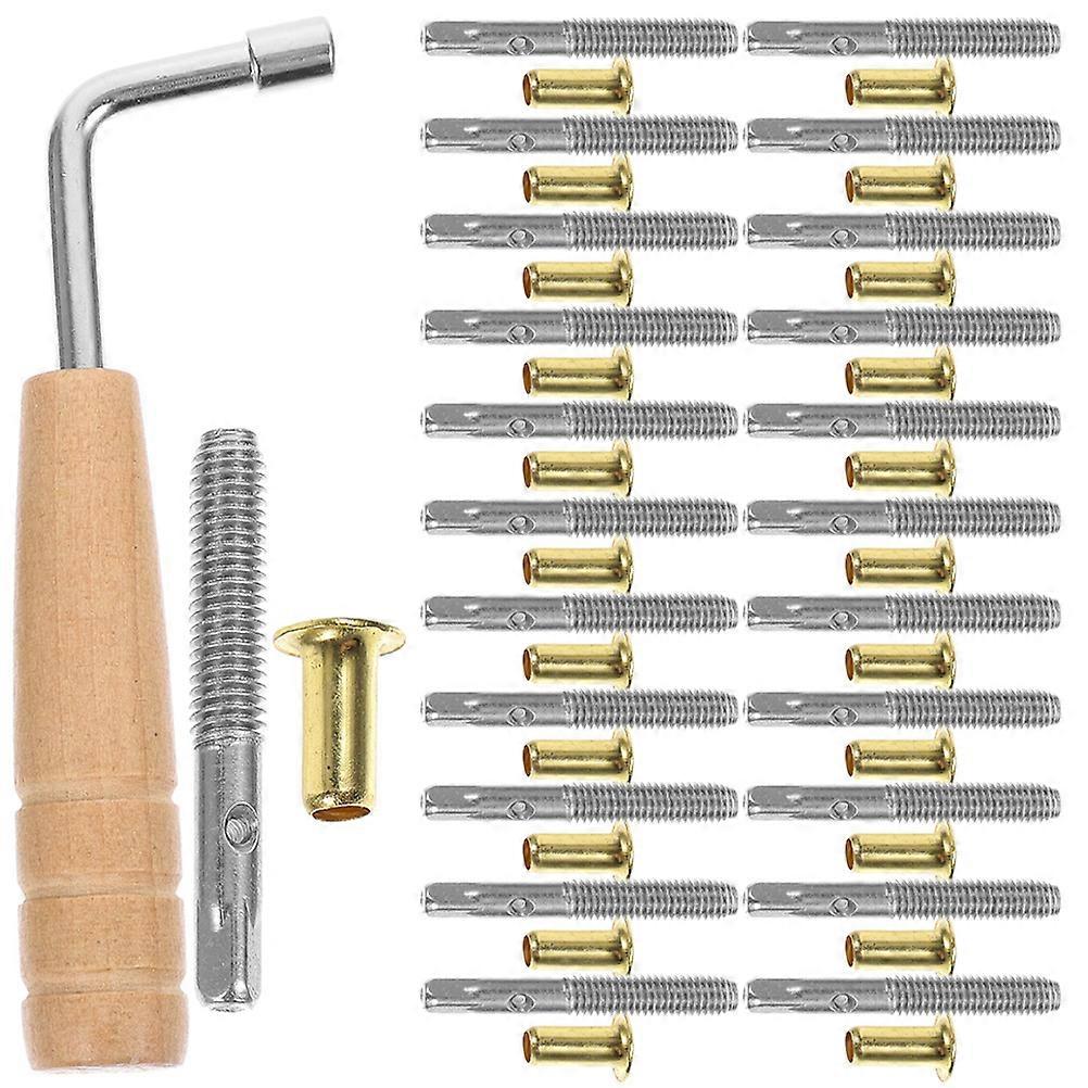 Lyre Harp Tuning Pin Nail Set with Tuning Wrench – Musical Instrument Parts for Easy Tuning and Smooth Operation