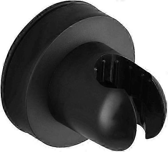 Black Wall-mounted Shower Head with Suction Cup, Suitable for Various Shower Systems