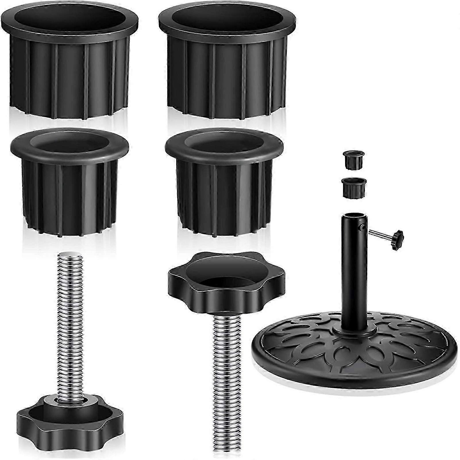 Patio Umbrella Base Accessories 2pcs Hand Knob Screws for Umbrella Stand Base and Pole Cap One Size