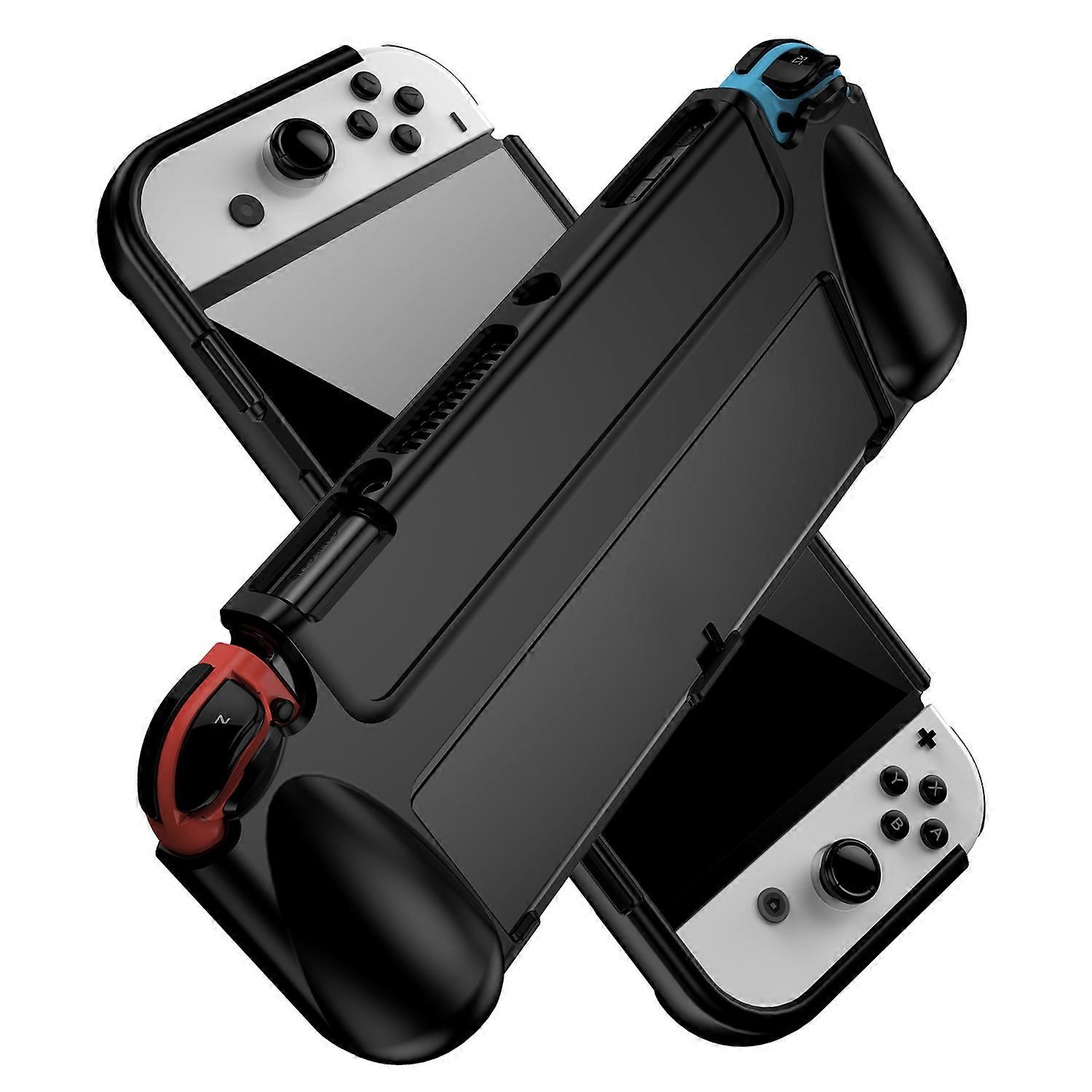 Shockproof Soft TPU Case Protective Sleeve Cover for Nintendo Switch OLED Console