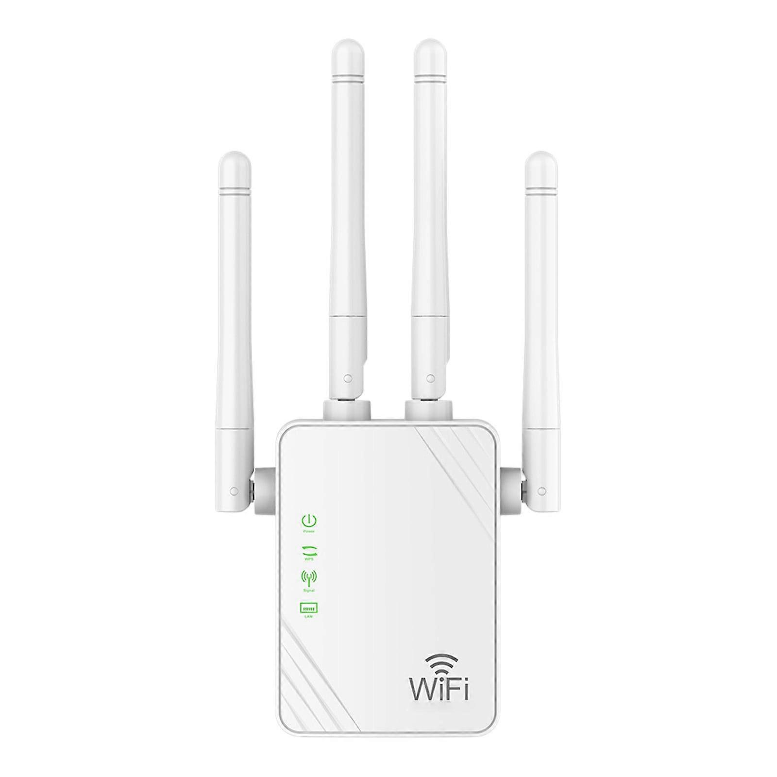Trådløs Wifi Extender 2,4 / 5Ghz Dual Band Booster Repeater 1200Mbps Netværksforstærker Lang Rækkevidde Signal Wi-Fi Repetidor Dagens Daglige Tilbud