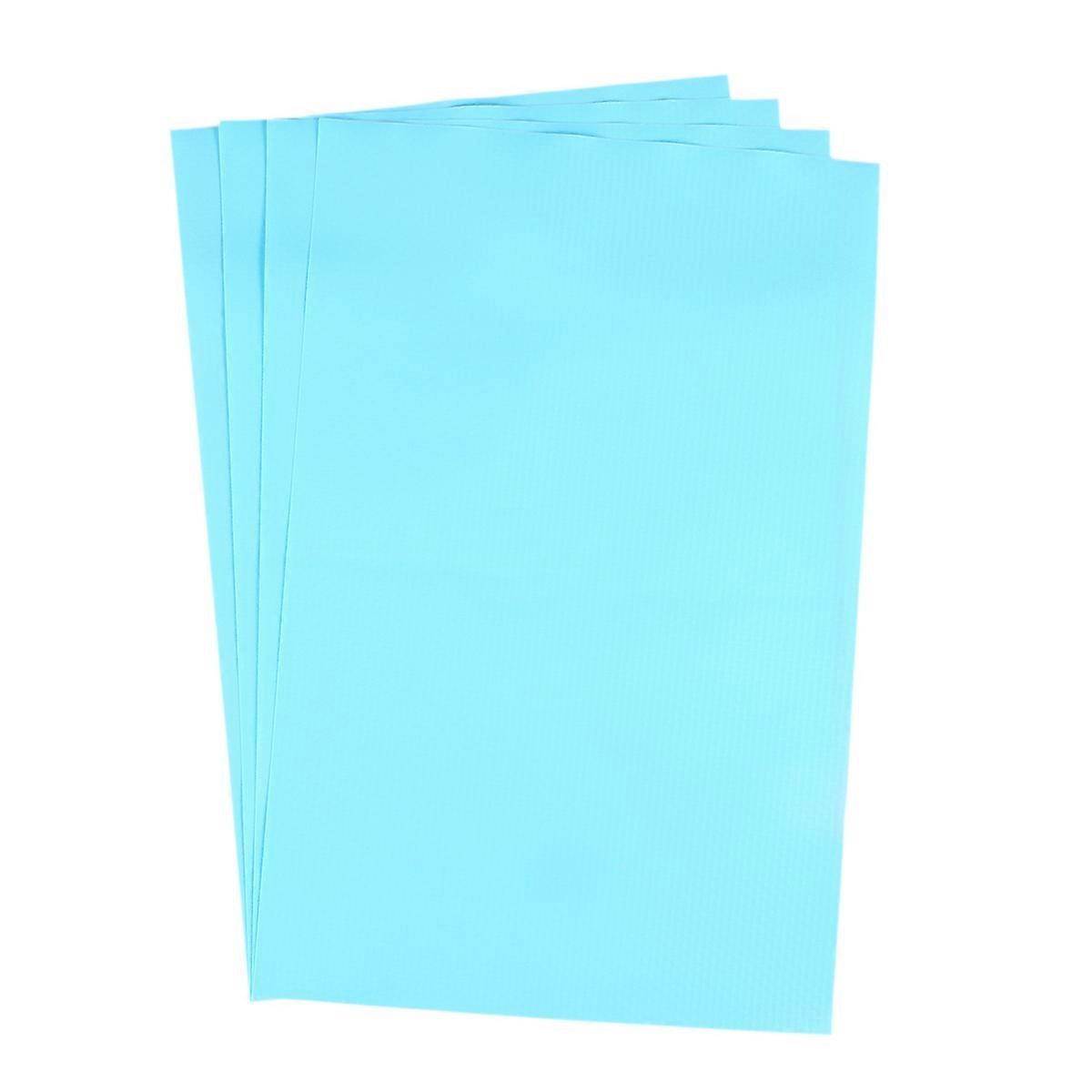 Shelf Liner For Kitchen Refrigerator Liners Refrigerator Use 45x29cm Blue Anti-oil 4Pcs