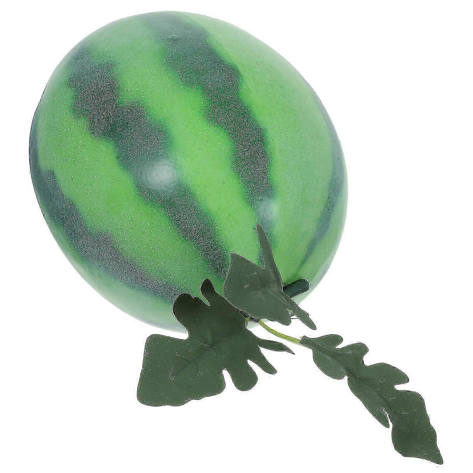 Simulated Watermelon Display Foam Prop for Photography, Realistic Faux Watermelon Decoration for Events and Exhibits