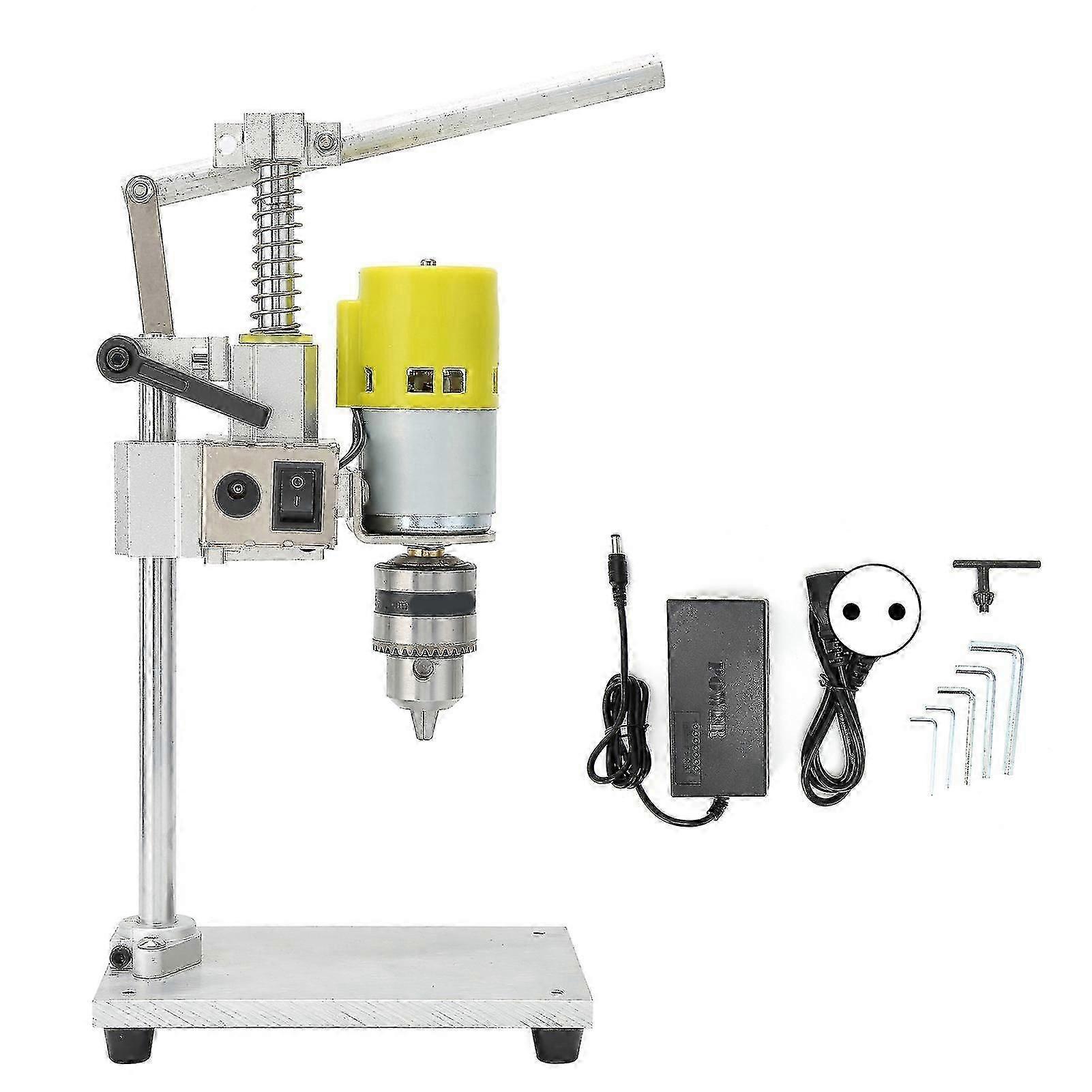 Mini Benchtop Drill Press Household DIY Drilling Machine with 1.5x10mm Chuck