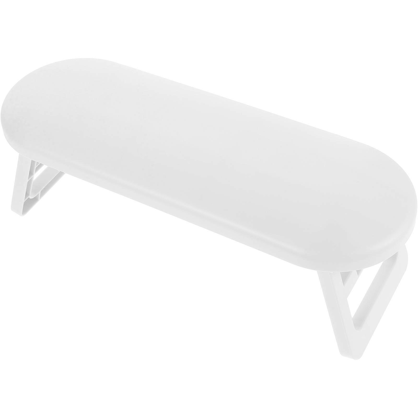 Nail Tech Arm Rest White Plastic Stable Precision Nail Holder for Replacement Use