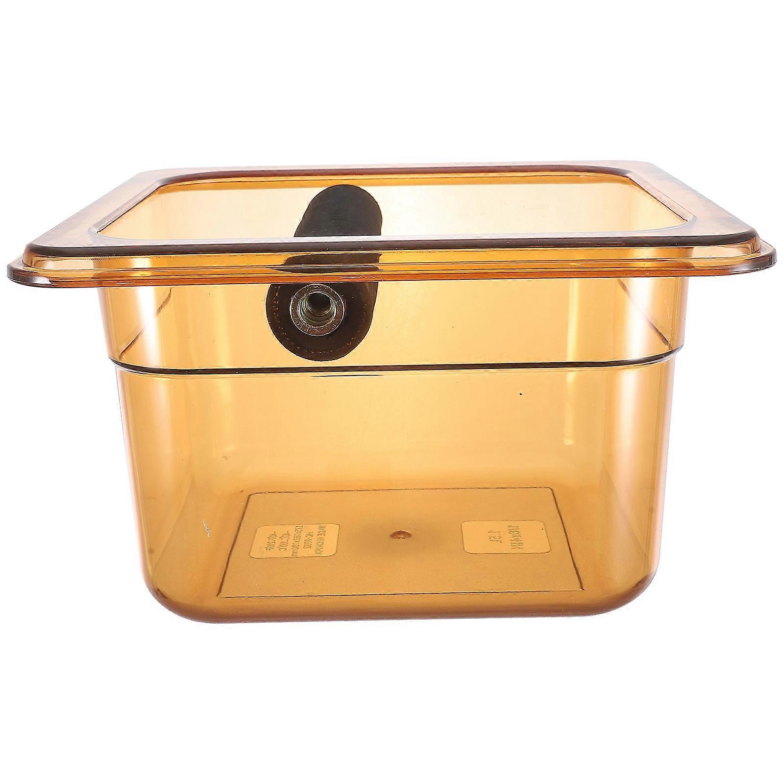 Espresso Accessories Large Capacity Storage Silent Knocking Rectangular Acrylic 1Set