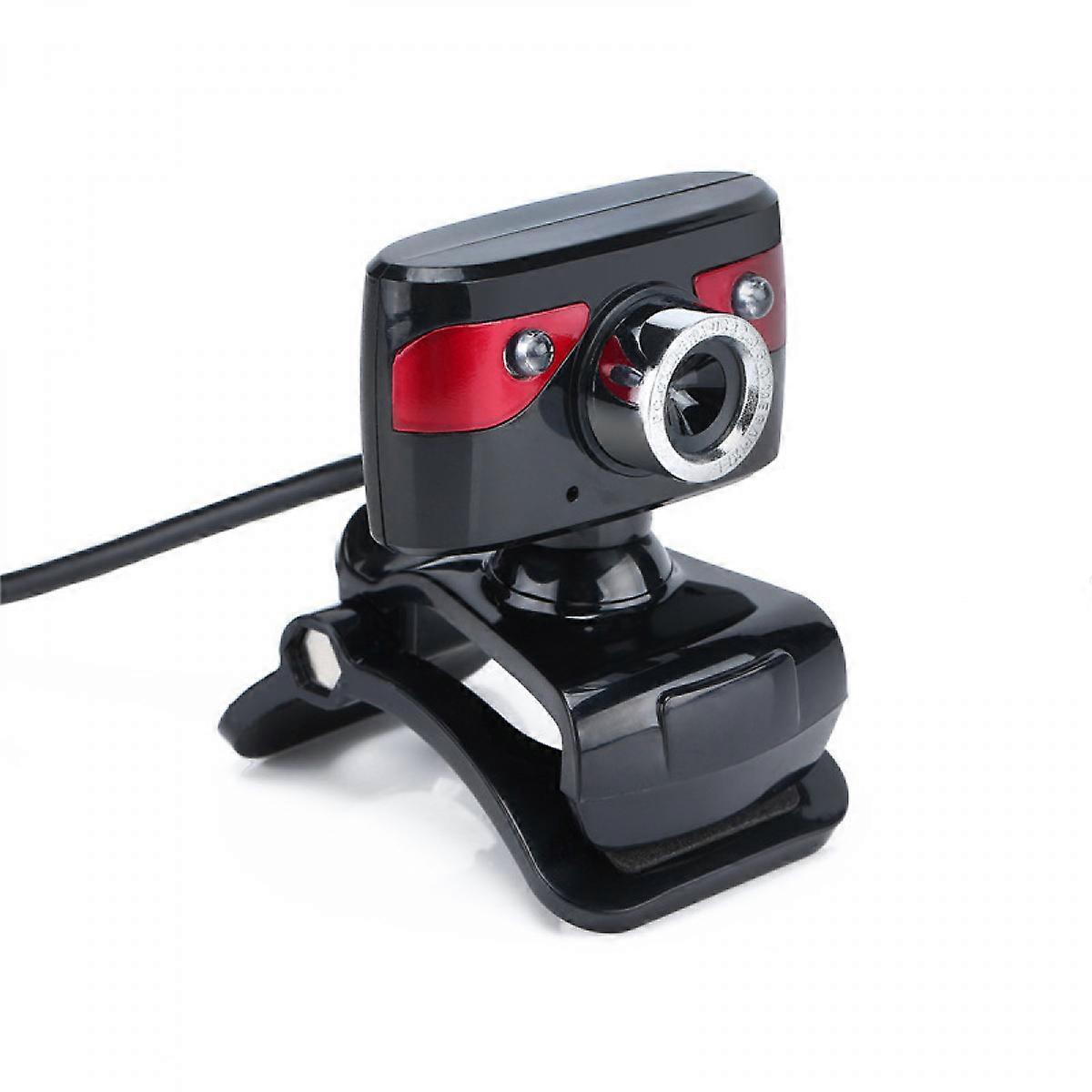 360 degree rotating webcam, driver-free computer camera, LED