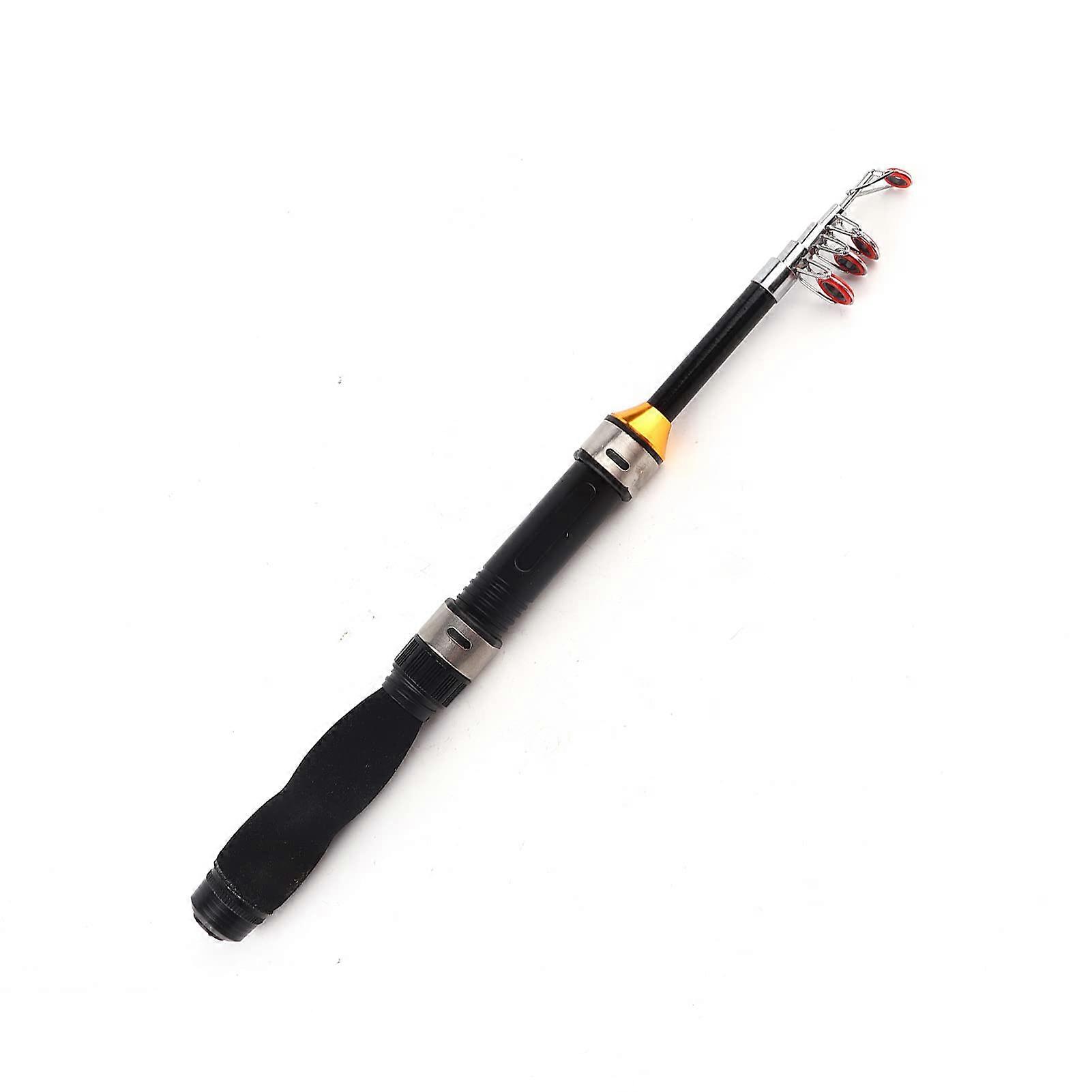 Ultra Short Telescopic Sea Rod Long Casting Distance Four Layer Super Hard River Ice Fishing Rod 1m