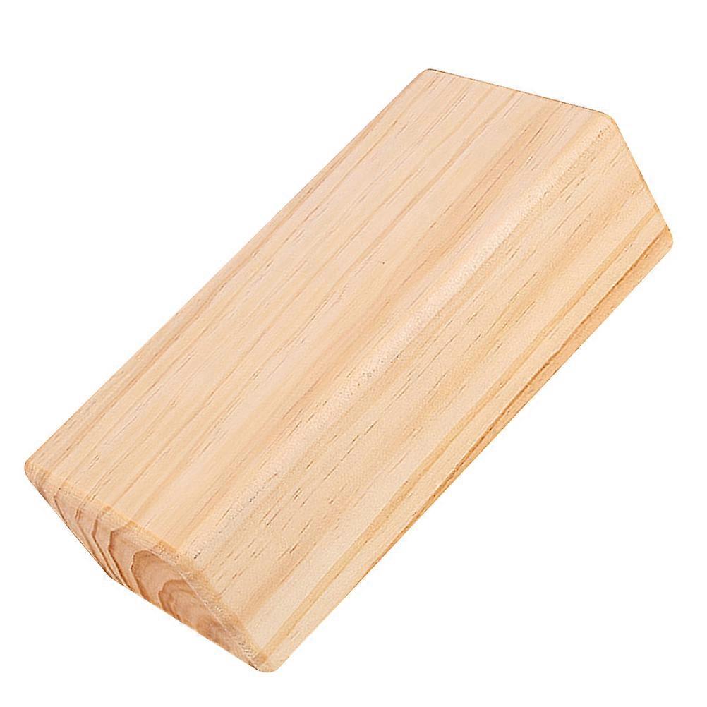 Yoga Accessories Solid Wood Block Durable Design For Daily Uses 1Set