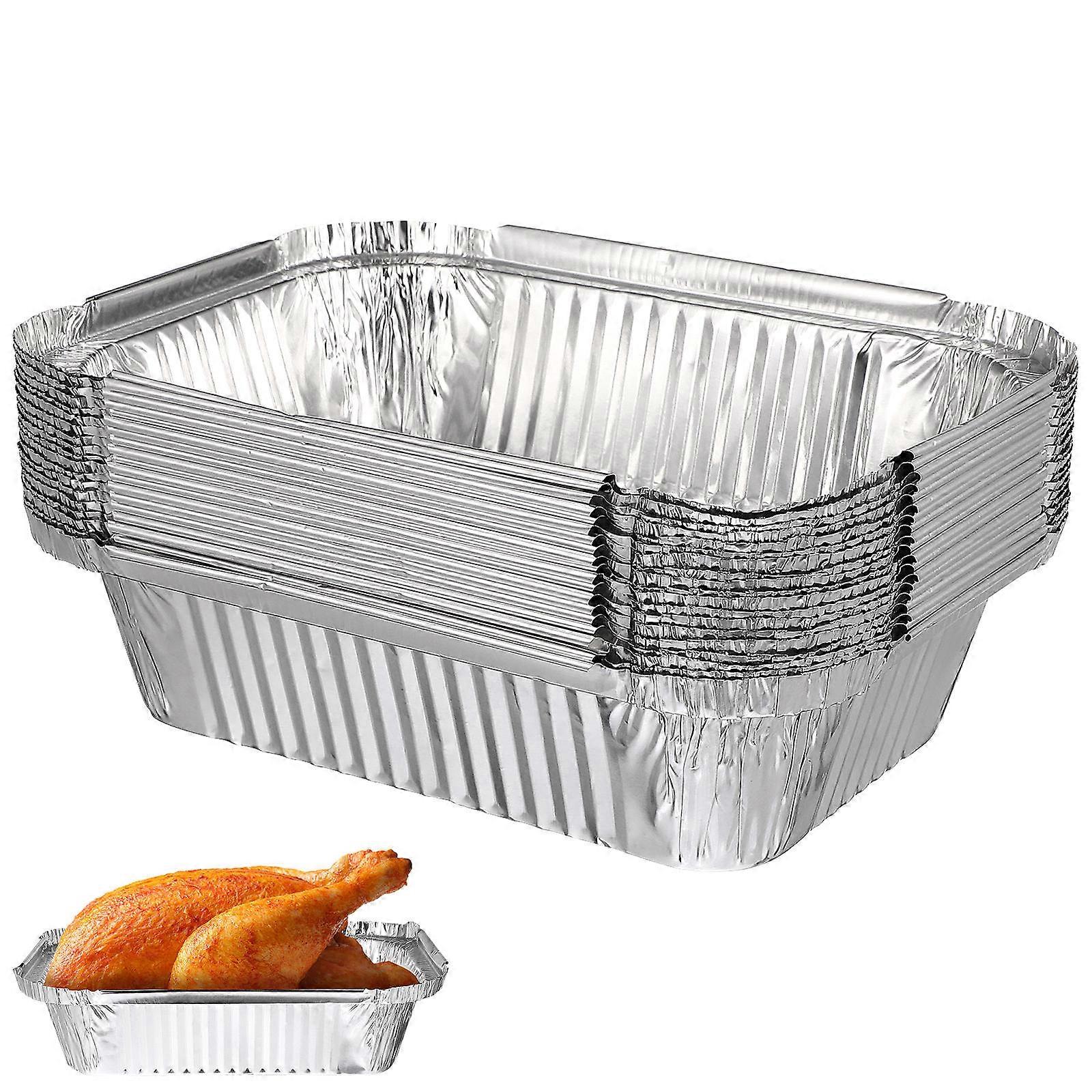 丸いアルミホイル容器、食品のベーキング、保管、輸送に最適