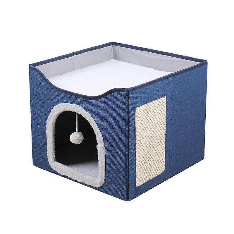Multifunctional Sisal Cats Scratching Board Foldable Pet Bed
