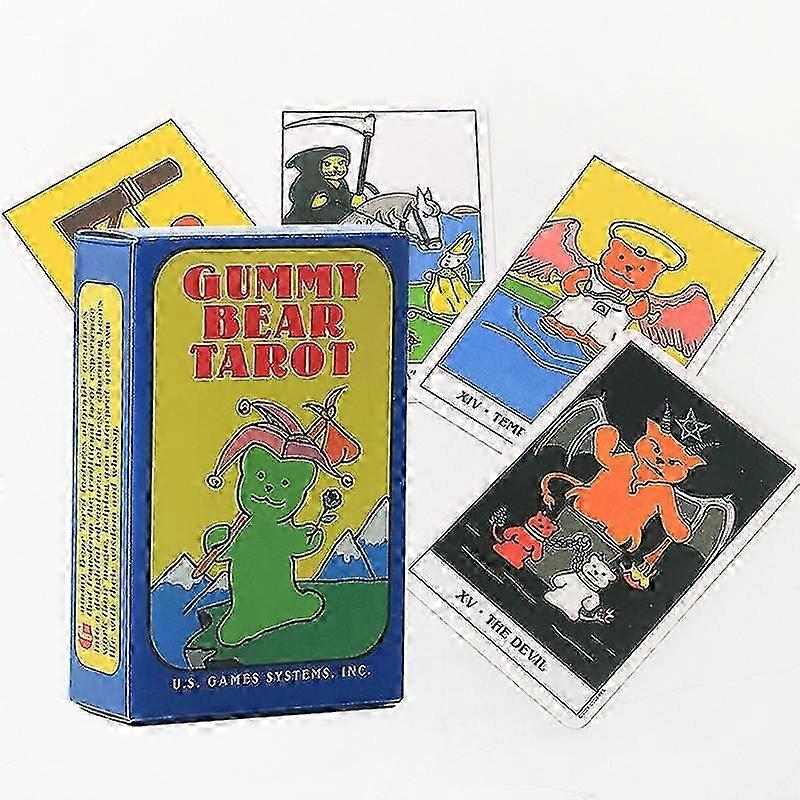 Gummy Bear Tarot Cards Oracle Cards Divination Board Game for Parties