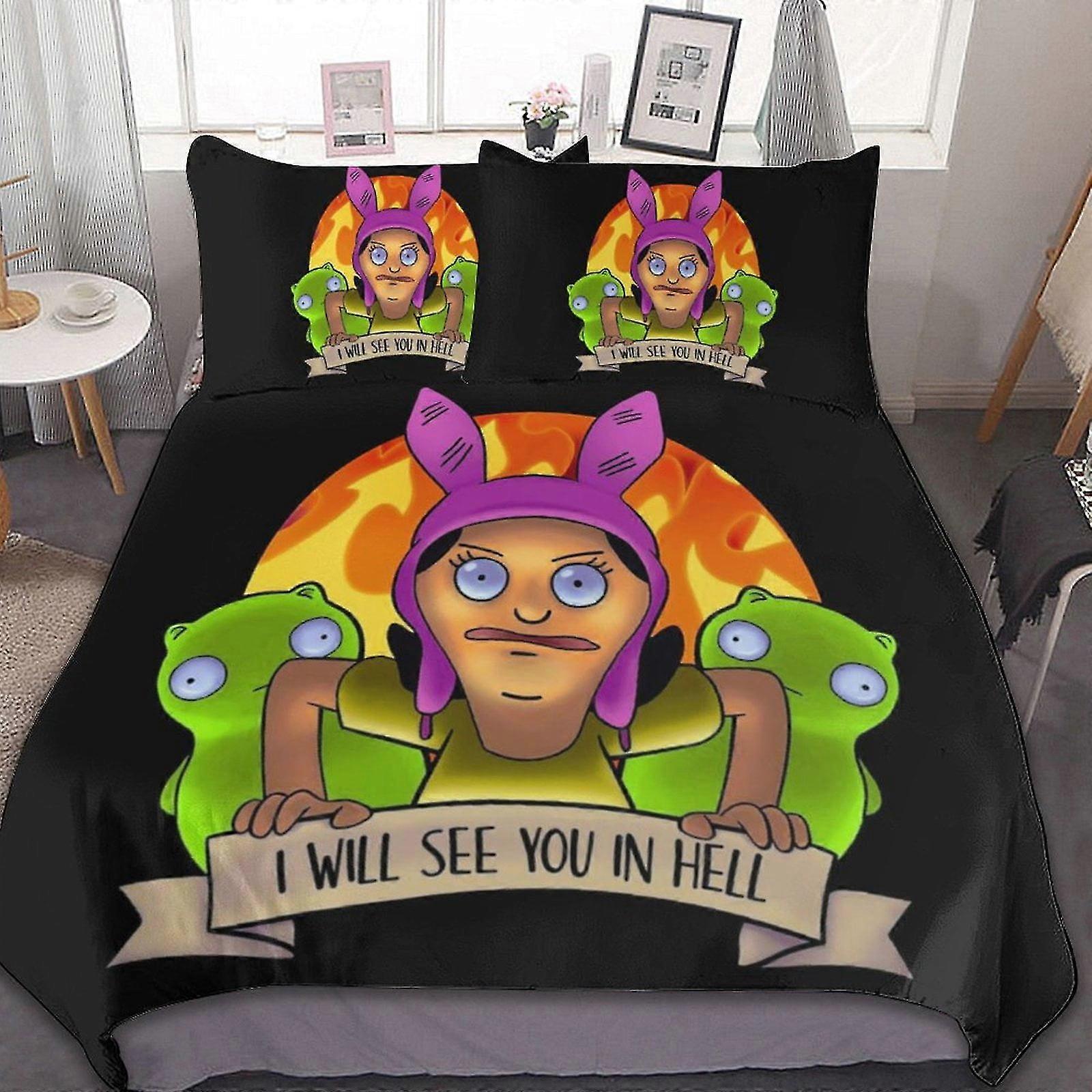 3 Pcs Bed Sheets Set for Certain Brand with Breathable Duvet Cover and 2 Pillow Shams Soft All Seasons Bedding Set