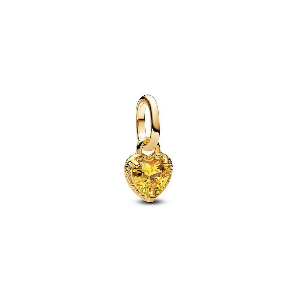Mini Dangle Sydän Kulta Metalli 763862C01