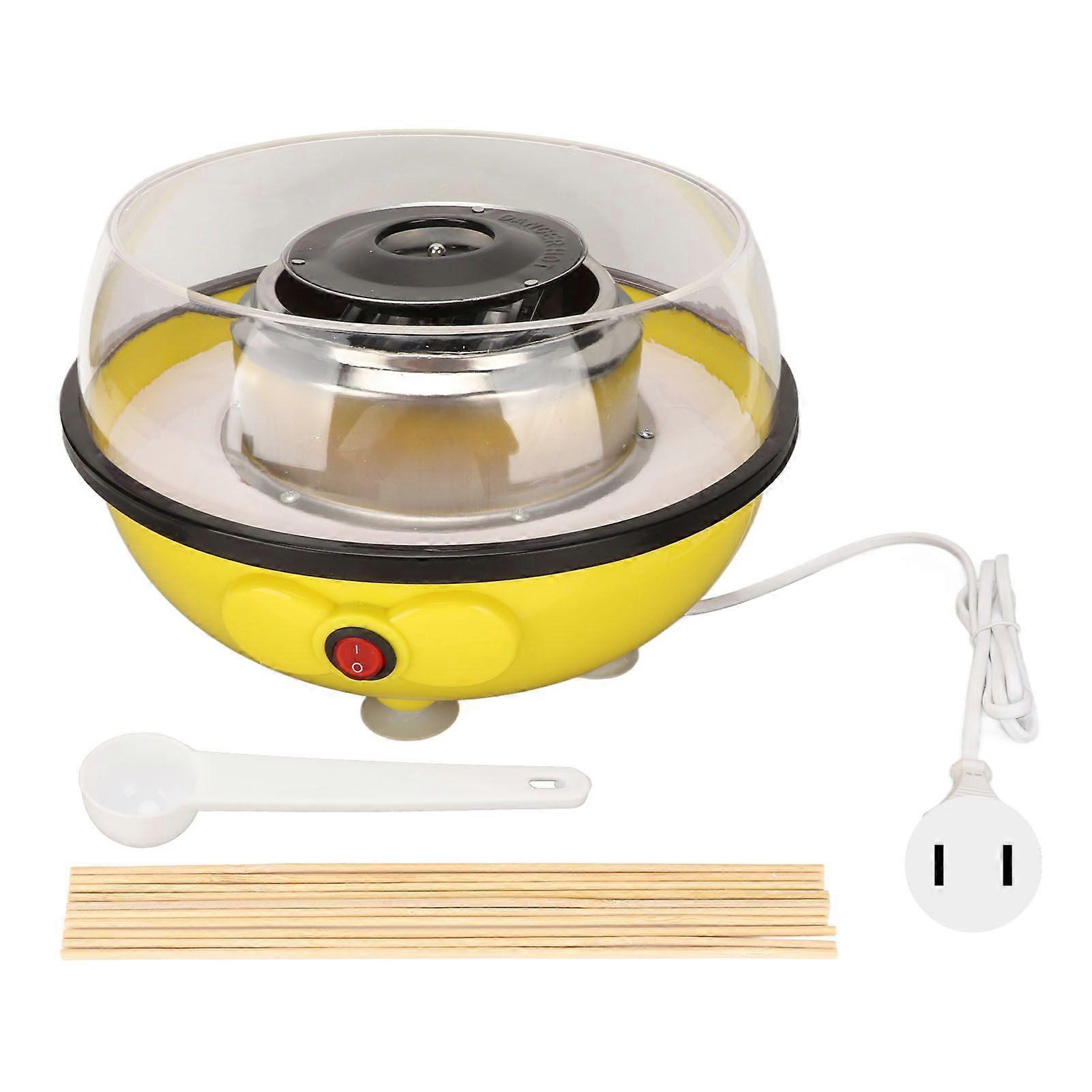 2025 Latest Model  Cotton Candy Maker Yellow Simple Operation Low Noise