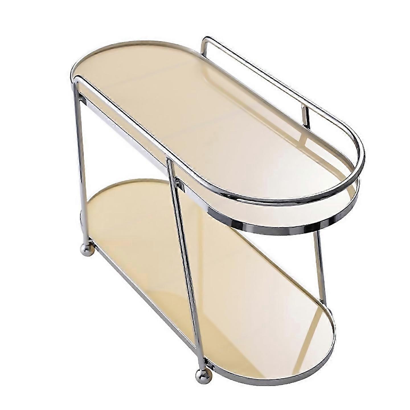 For Double-layer Acrylic Cosmetic Rack Water/coffee Cup Holders Stand-c