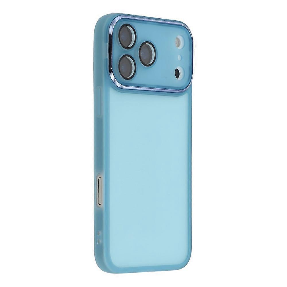 Compatible For iPhone 17 Pro Case Electroplated Camera Frame TPU Phone Cover