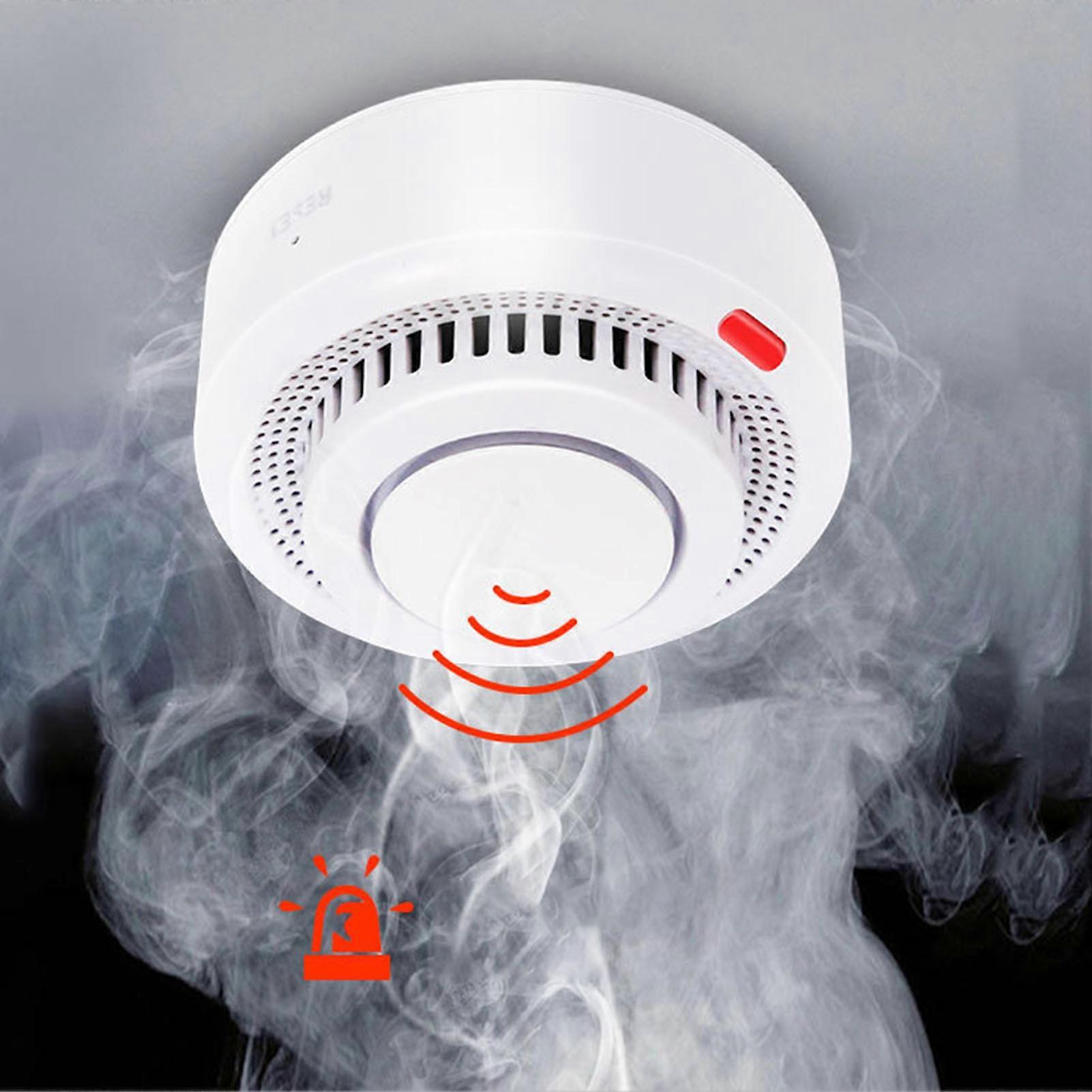 Smoke Detector Reliable WiFi Connection Rapid Response Light Sound Warning for Tuya Smoke Smart Alarm for Home Hotel