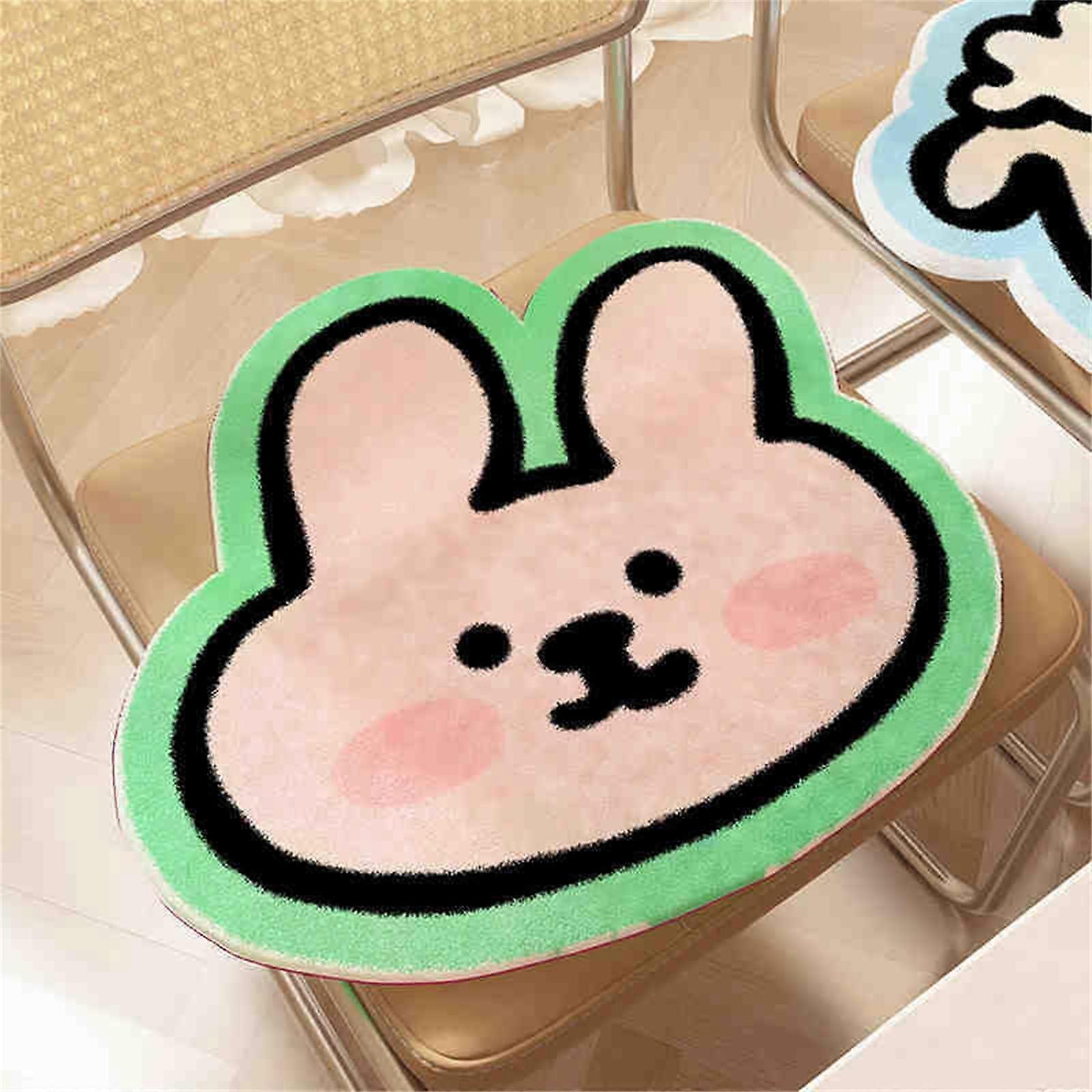 Rabbitshaped Cushion Chair for Kids Soft Comfortable Nonslip Seat (Rabbit, 30*30cm)