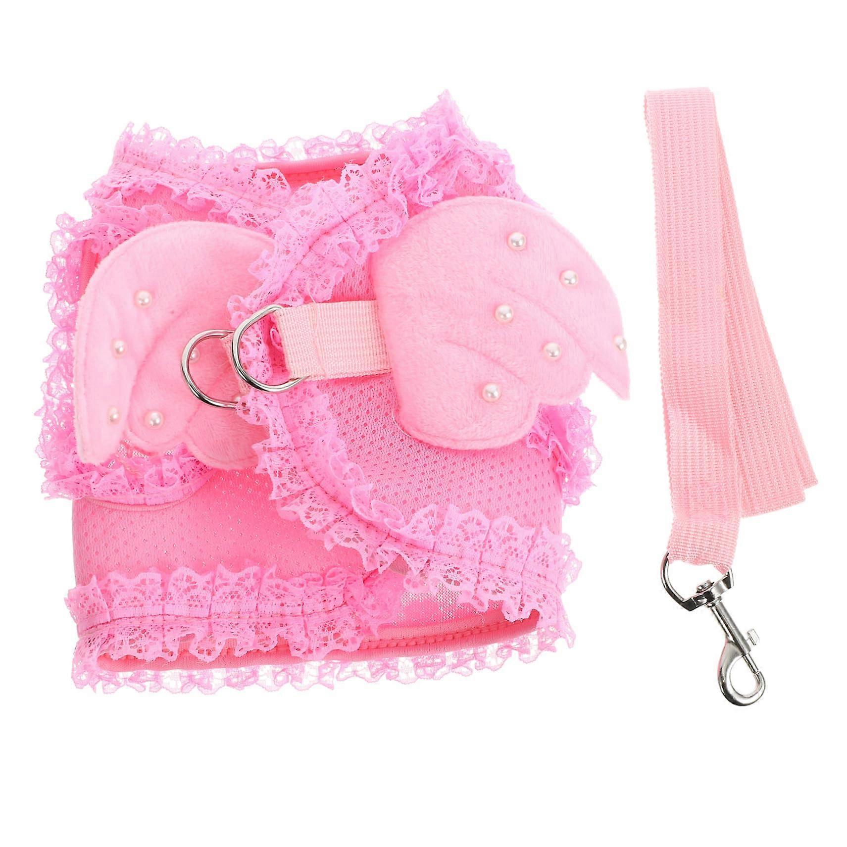 Harness Adjustable Pet Harness for Cats and Small S Random Traction Buckle Stylish Design Durable