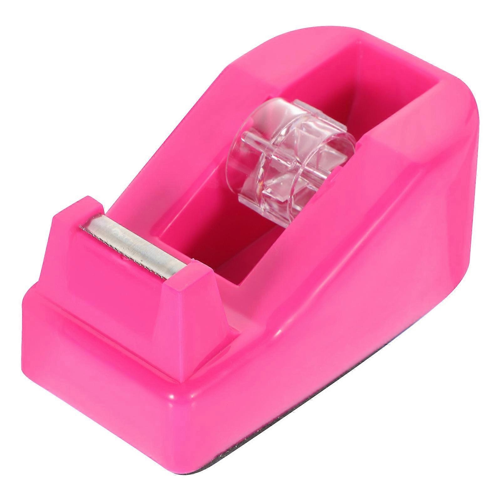 Sturdy Tape Dispenser Plastic And Stainless Steel Elegant Design For Students Office Workers 1Set