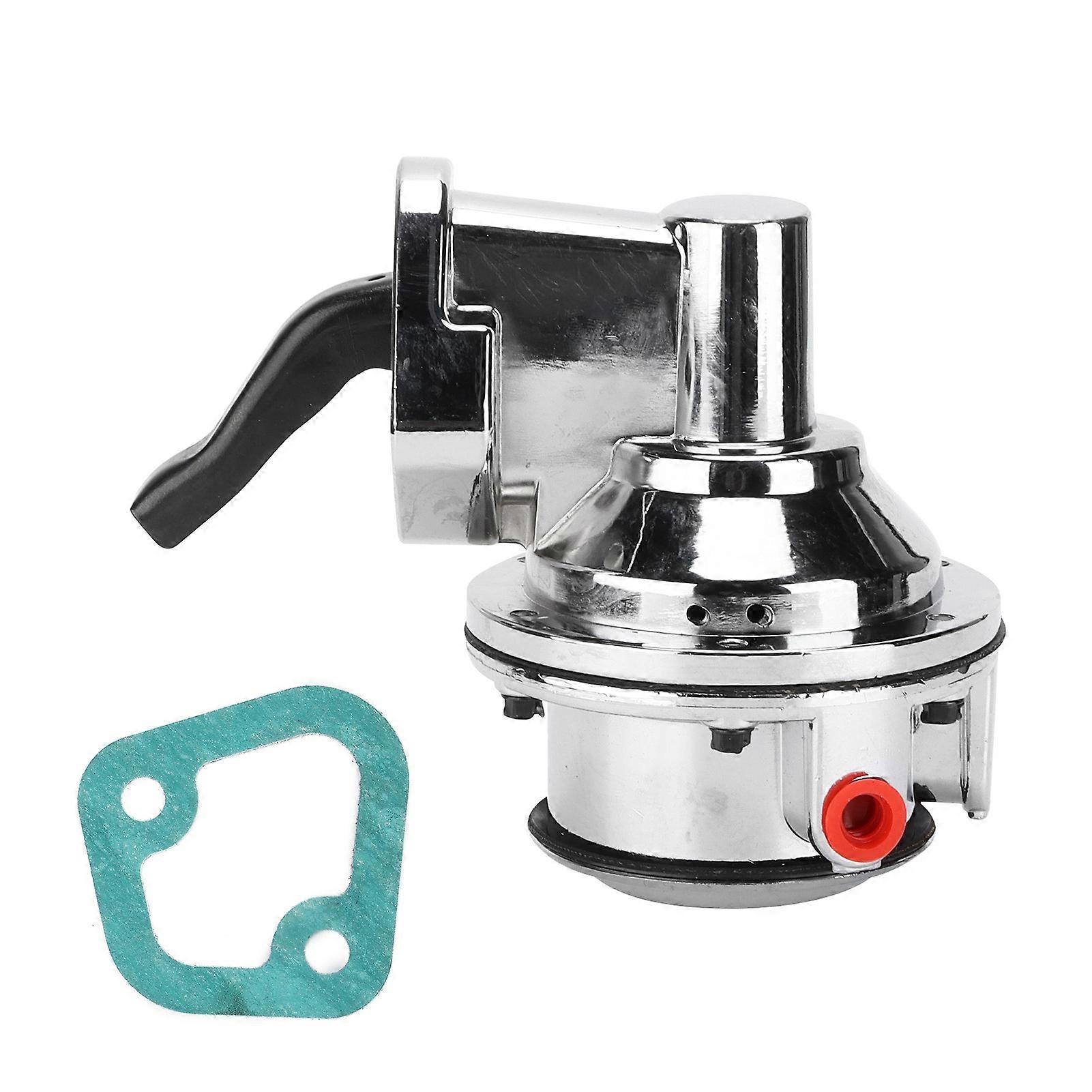 High Volume Mechanical Fuel Pump Chrome Plated Replacement for Chevy Big Block V8 Engine 396‑454