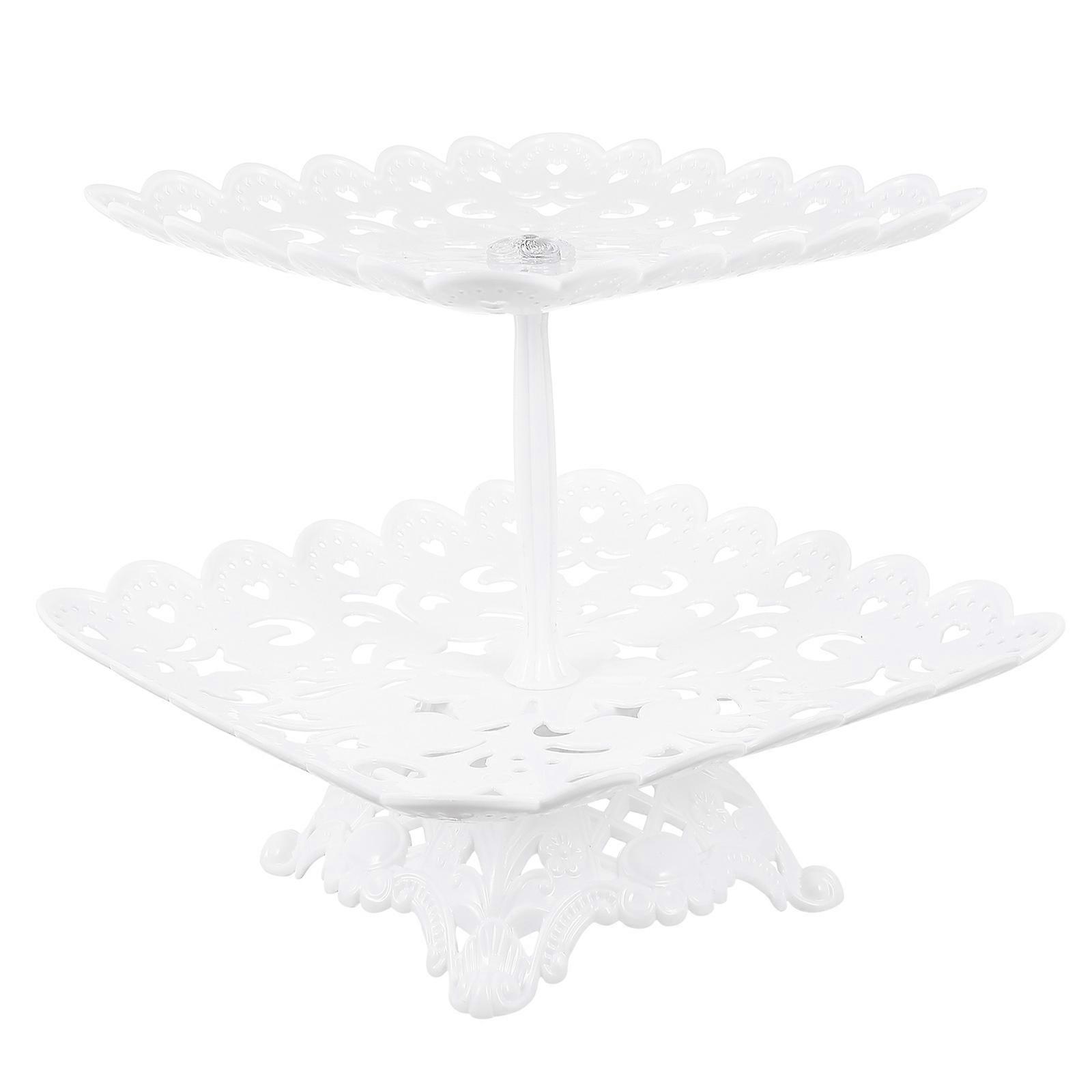 Tower For Wedding Party Stand Dessert Display Rack Square Modern Design 25x25x22 Cm 1 Set