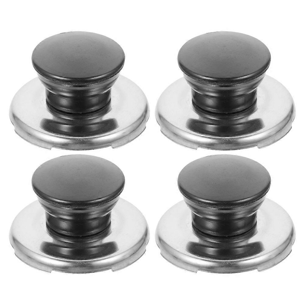 4pcs Replacement Pot Lid Knob Scald Whistle Pan Accessories for Teapots & Kettles – Easy Install, Lightweight, Compatible with Various Lid Designs