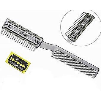 Pet Manual Shaver with Double Head Pet Comb - Dog Cat Hair Trimmer Comb - Multifunctional Comb