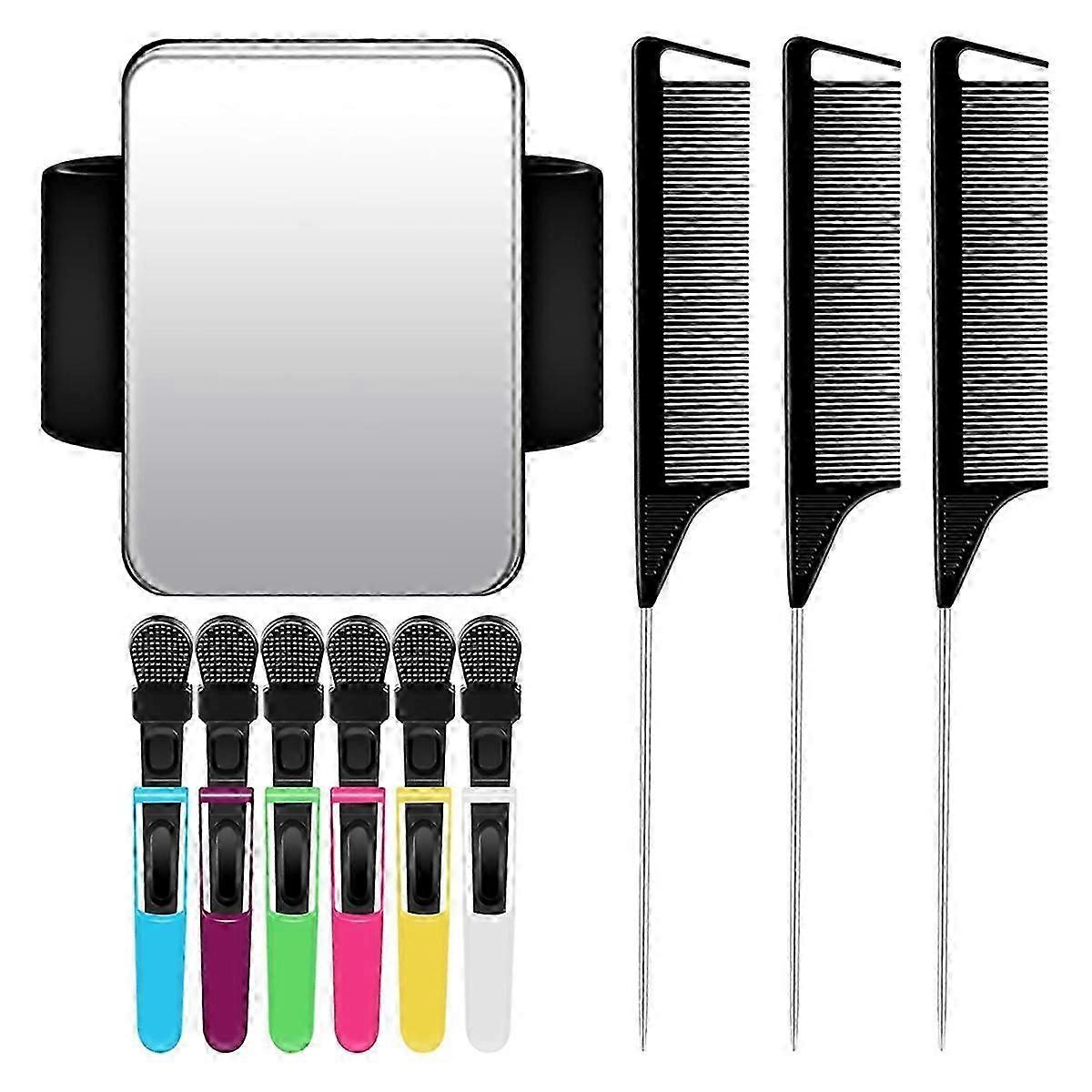 سوار معصم مغناطيسي لمصفف الشعر دبوس معصمه معصمه دبوس حامل الضفائر سوار معصم لجل السيليكو