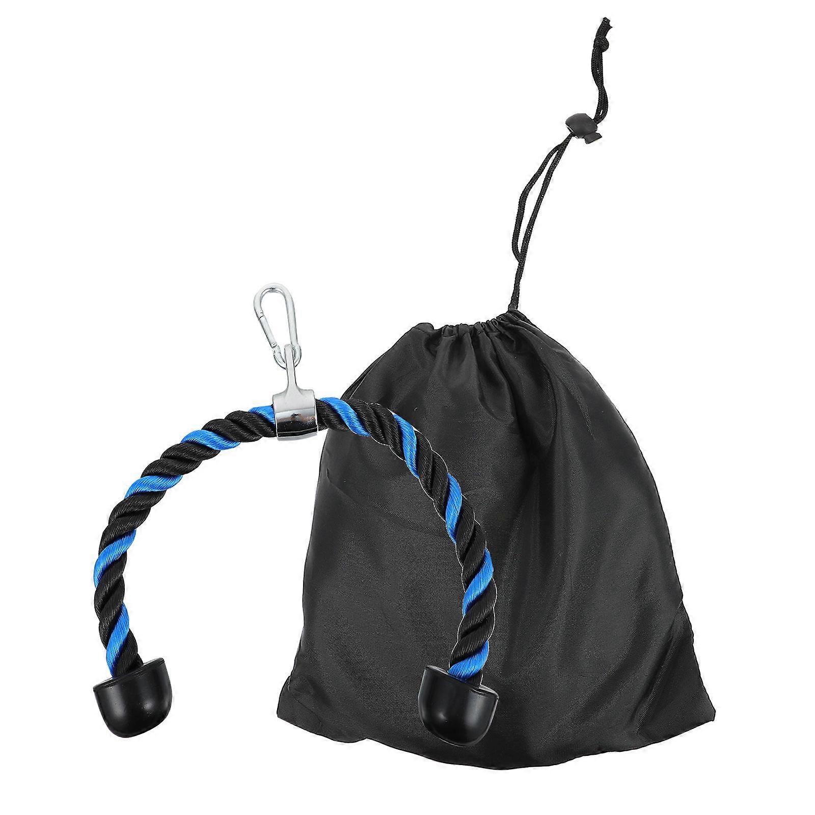 Training Tricep Rope Set of Pull Rope Exercise Equipment Sports Enthusiasts Workouts Fiberglass 72X2CM 1Set