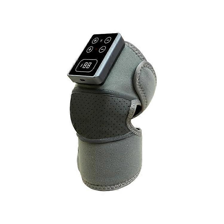 Heated Knee Support with Massage Vibration, USB Rechargeable, 5 Heat 3 Vibration Modes, Gift for Parents