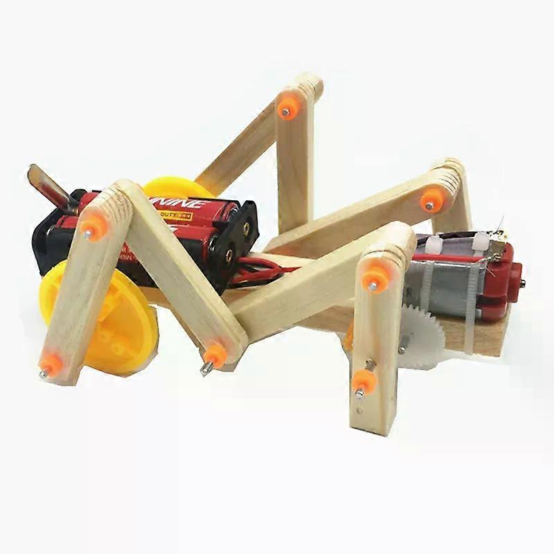 Children s Educational Set STEM Physics Assembling DIY Kit Science Experiment Crawling Robot Spider Electronic Educational Toy