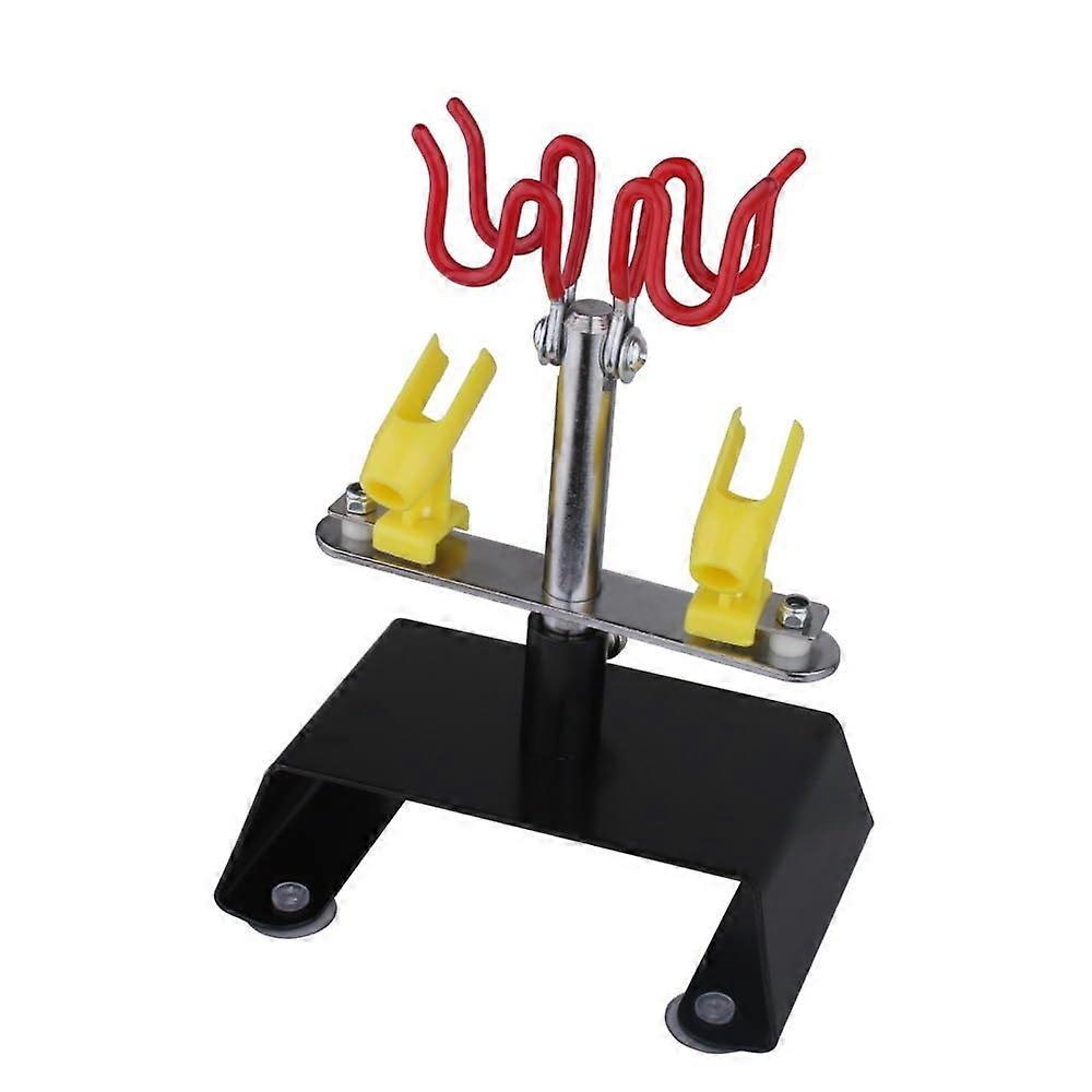 Spray Gun Set, Airbrush Holder, Clamp Stand, 4 Mounts, 360Degree Swivel (Style 2)