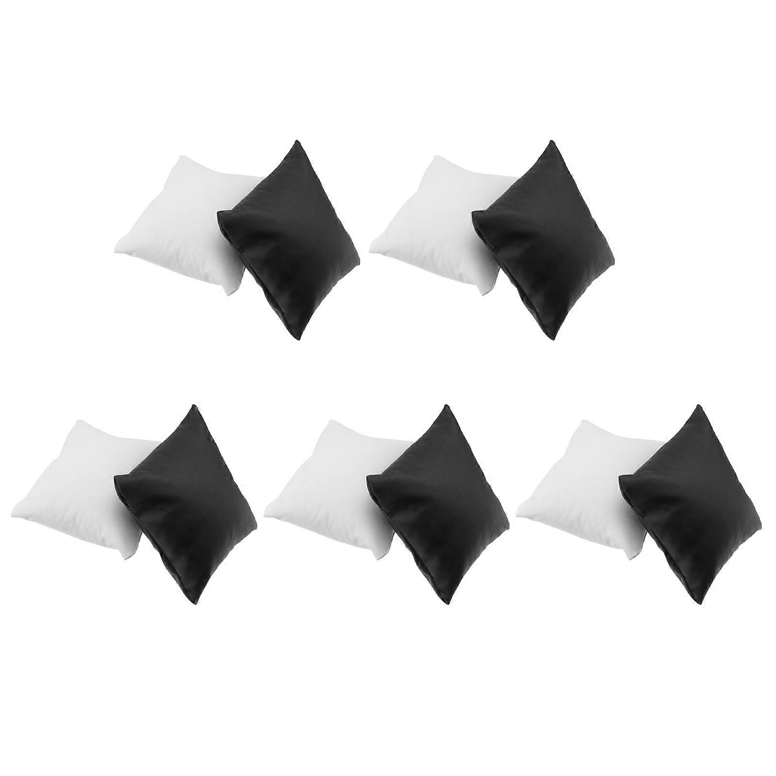 Watch Display Pillow Jewelry Cushion In-Store Display Black Lint 10Pcs