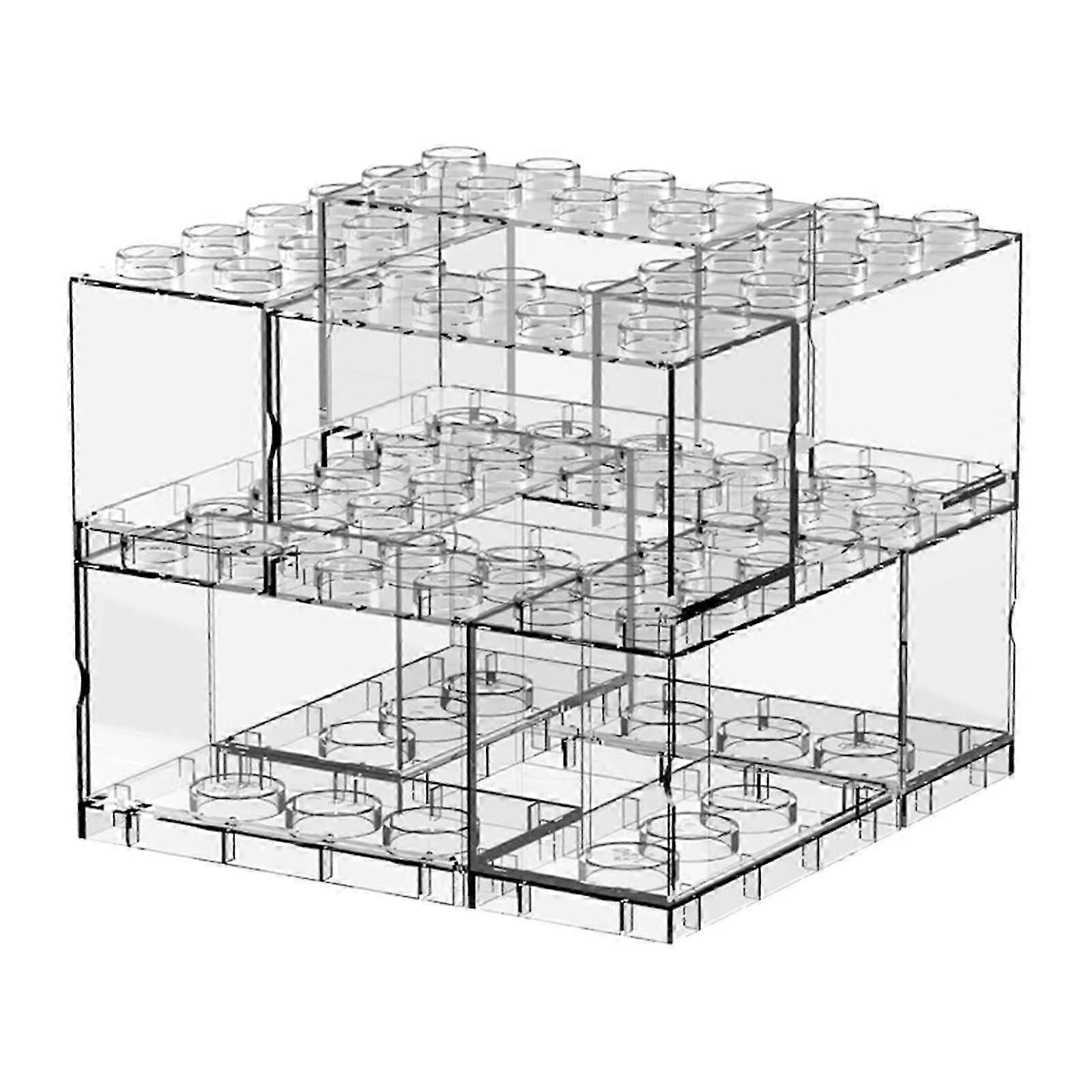 Acrylic Display Case Model Car Showcase for 1:64 Vehicle Toys Action Figures