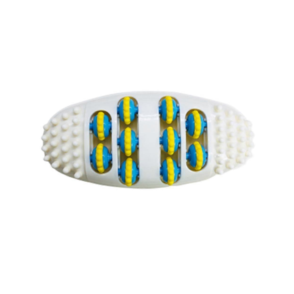 Portable foot massage device with rollers for relaxing Promotes blood circulation