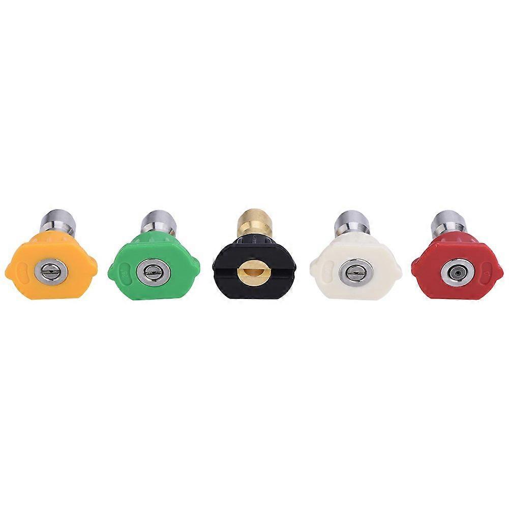 Pressure Washer Nozzle Nozzles, Cleaning Machine, 5Piece Pressure Tip for Nozzle Set, Various Degree Pipes