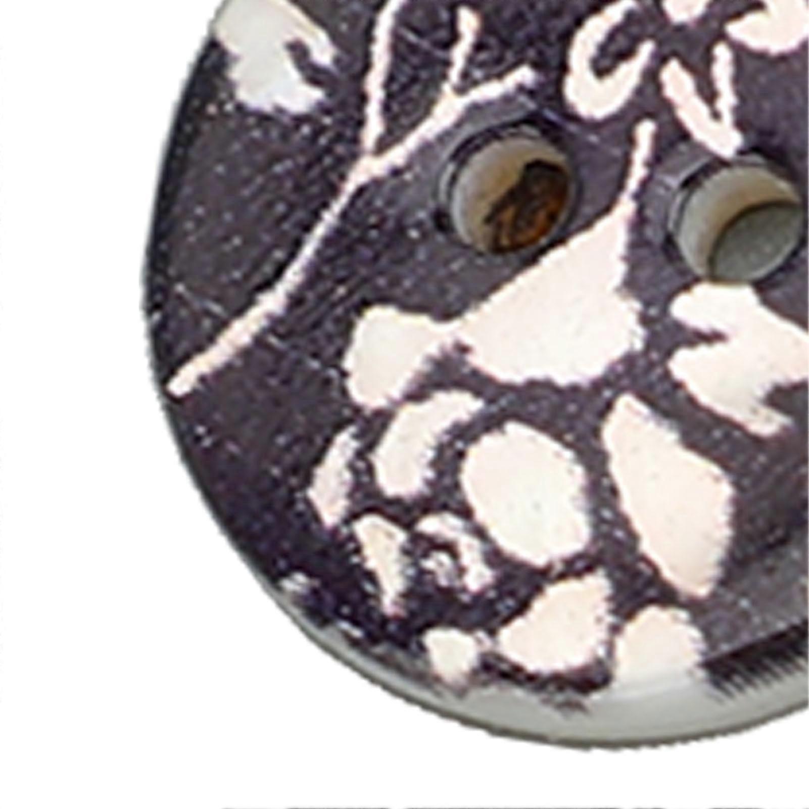 40Pcs 15mm Shell Button 2 Hole Waterproof Decorative Button Set for Sewing Projects Crafts Game