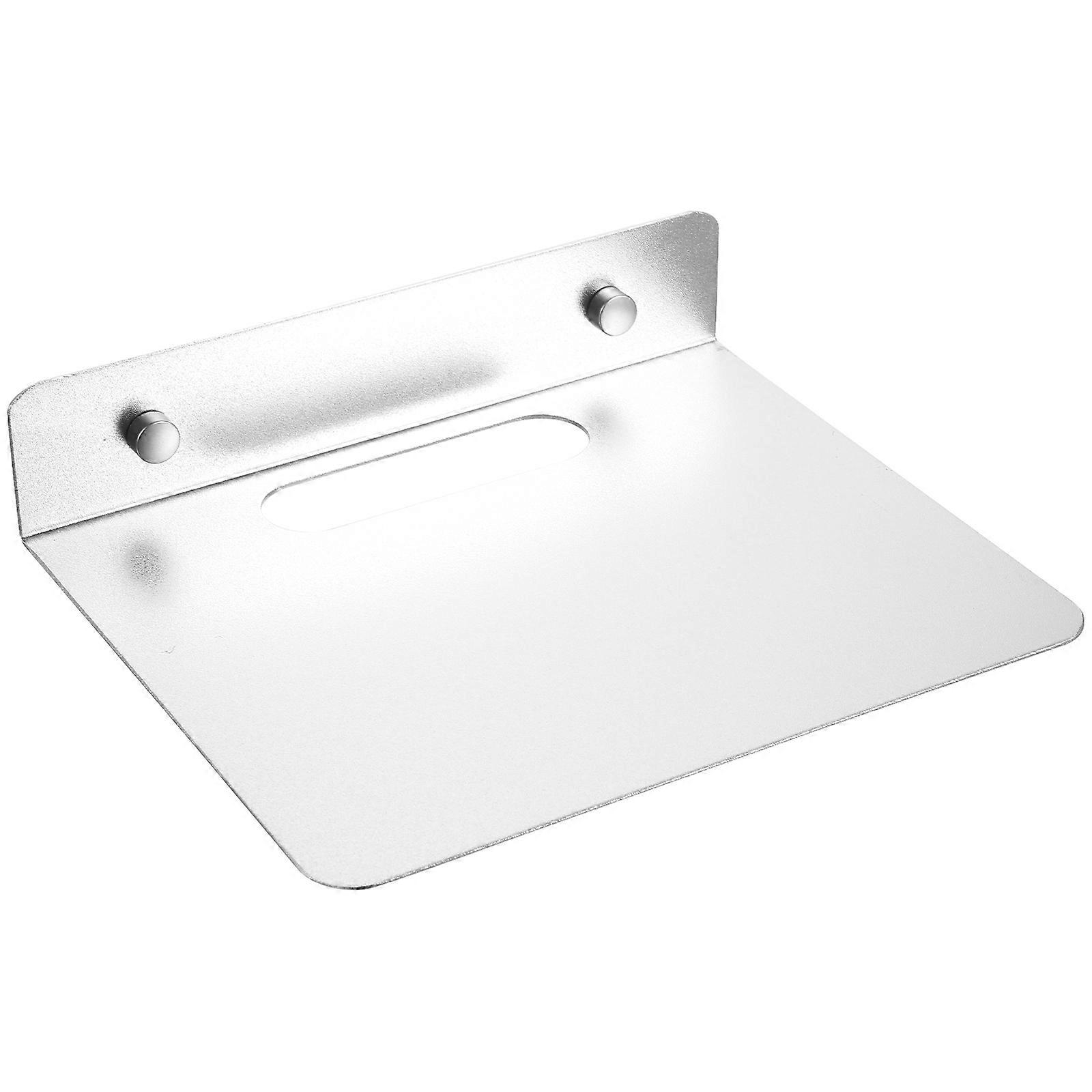 Aluminum Floating Shelf for Storage Silver Wall Mount Camera Stand Decorative Frame Retainer 6.5